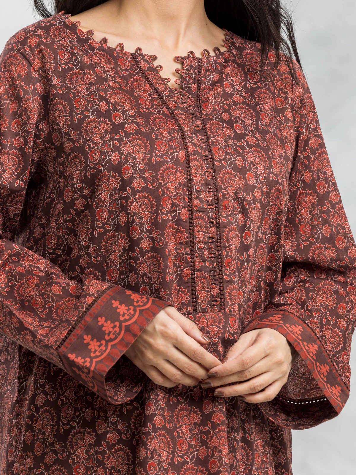 Unstitched Printed Lawn Suit - EWU24A1-29173-3P - Image 2