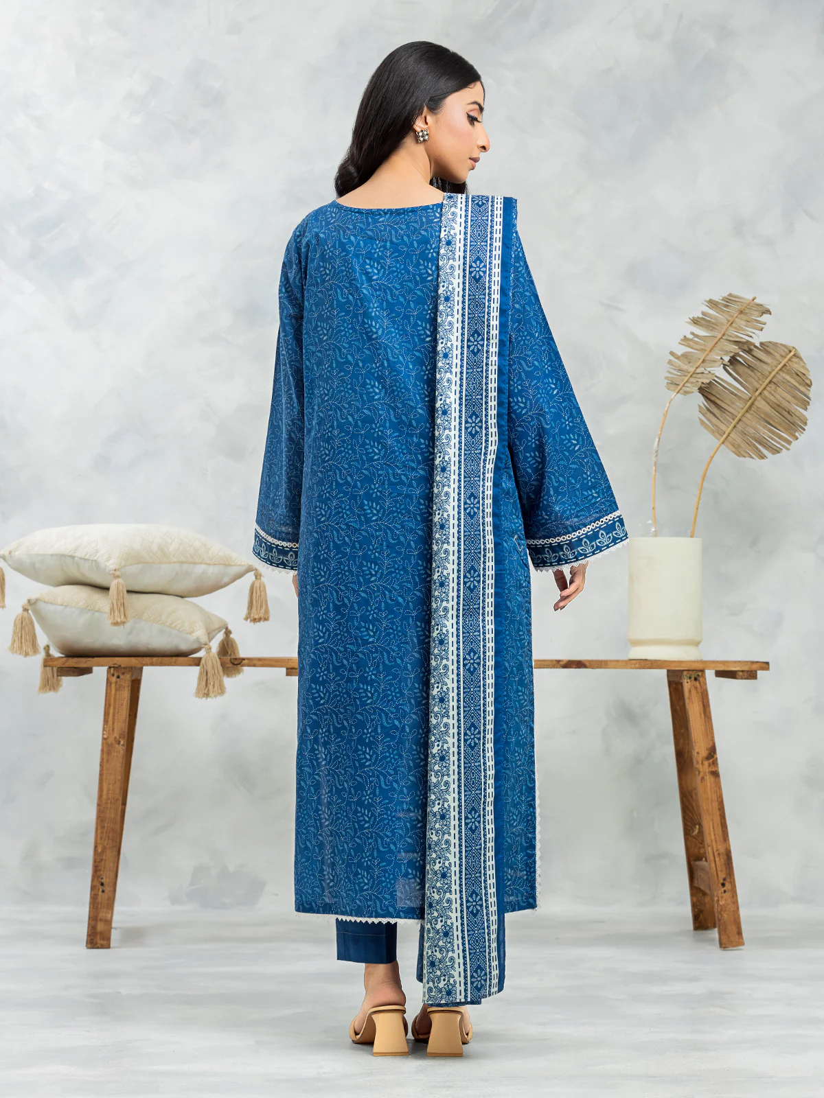 Unstitched Printed Lawn Suit - EWU24A1-29177-3P - Image 2