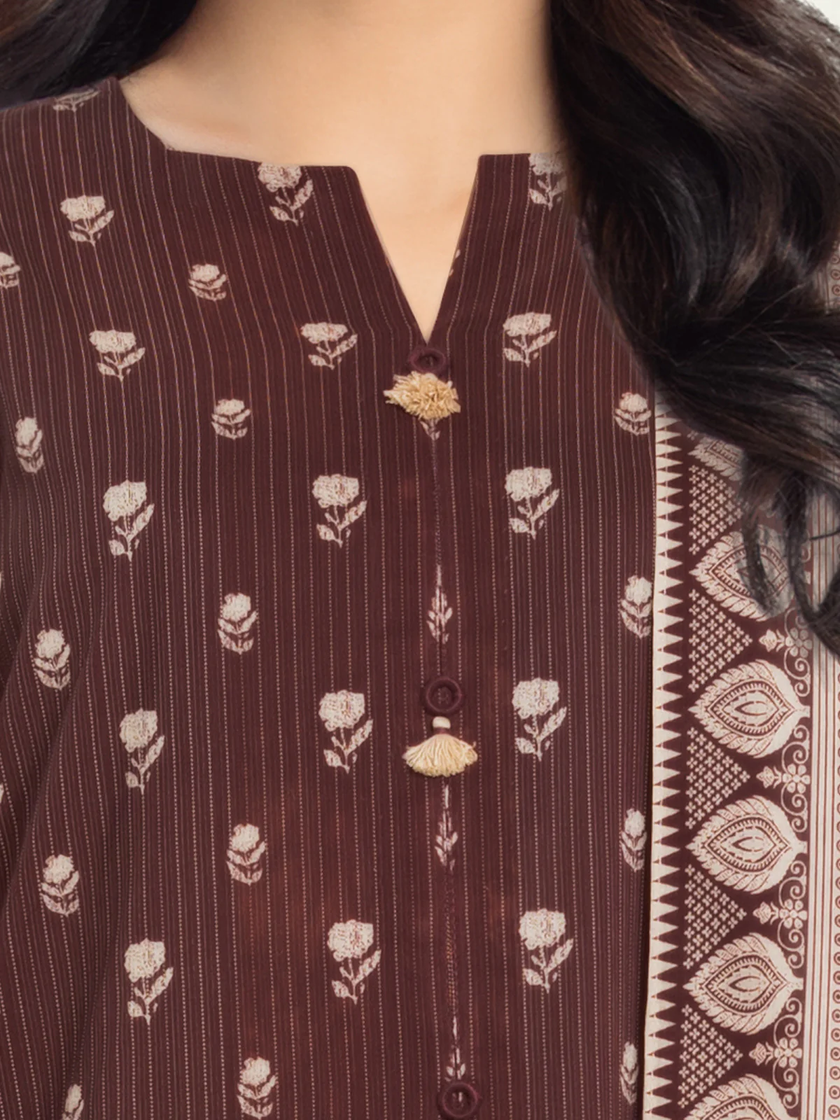 Unstitched Printed Lawn Suit - EWU24A1-29188-3P - Image 2