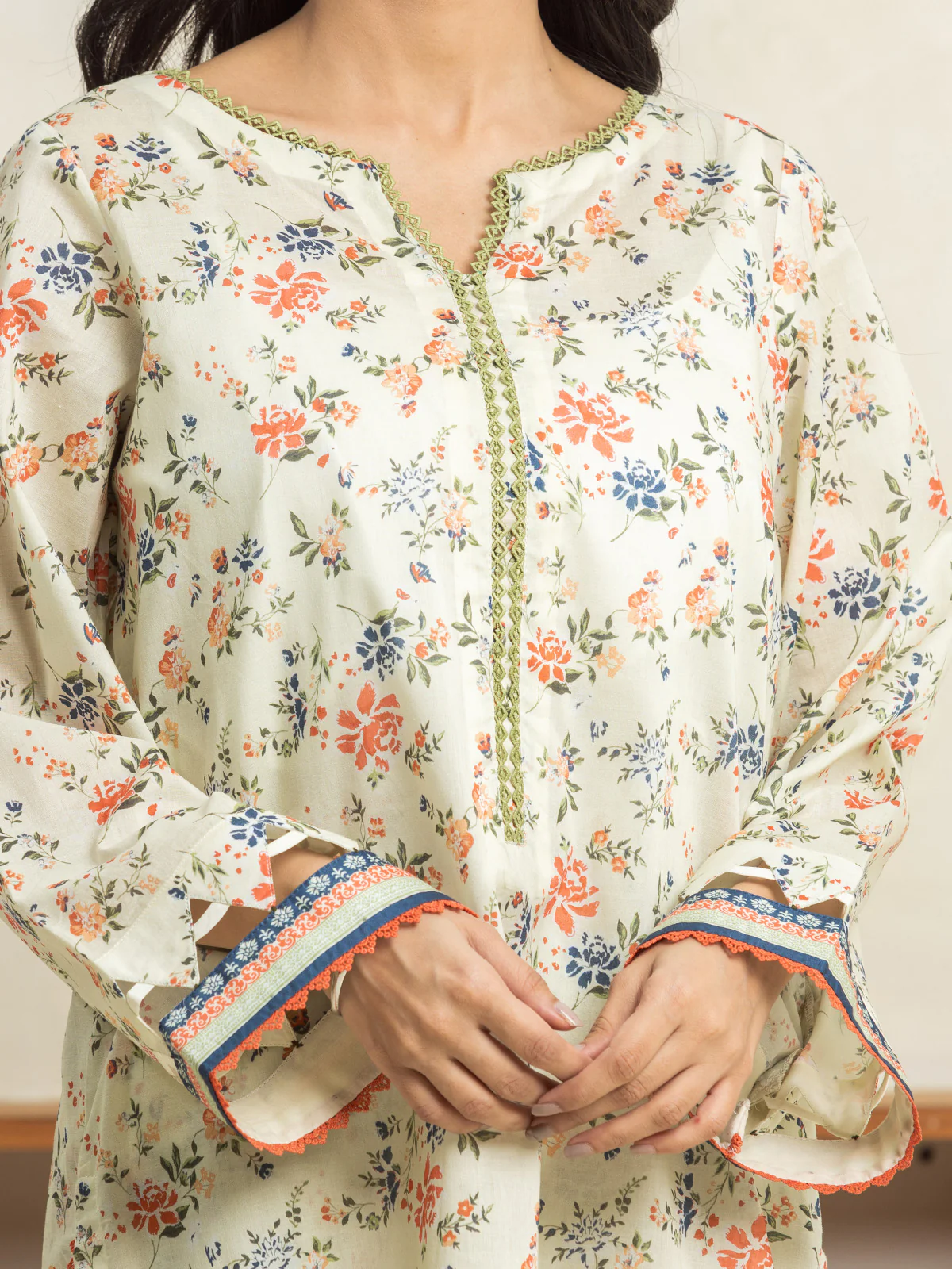 Unstitched Printed Lawn Suit - EWU24A1-29243-3P - Image 3
