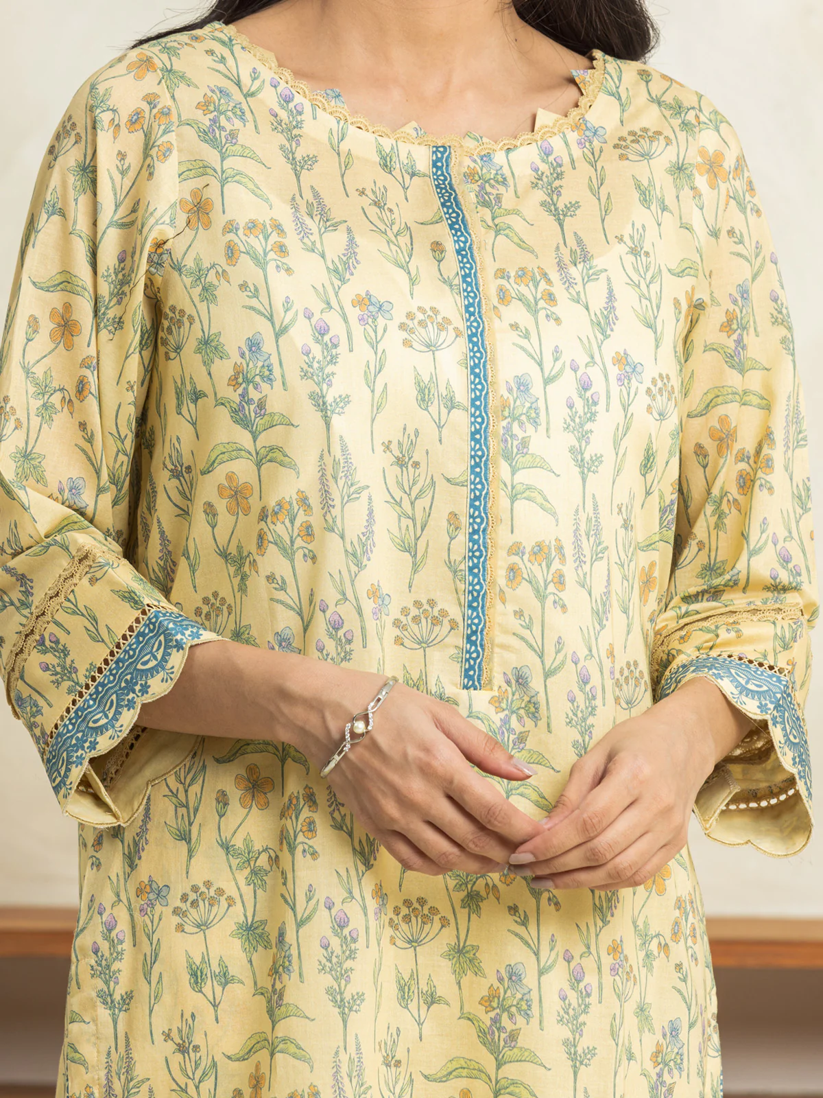 Unstitched Printed Lawn Suit - EWU24A1-29244-3P - Image 4