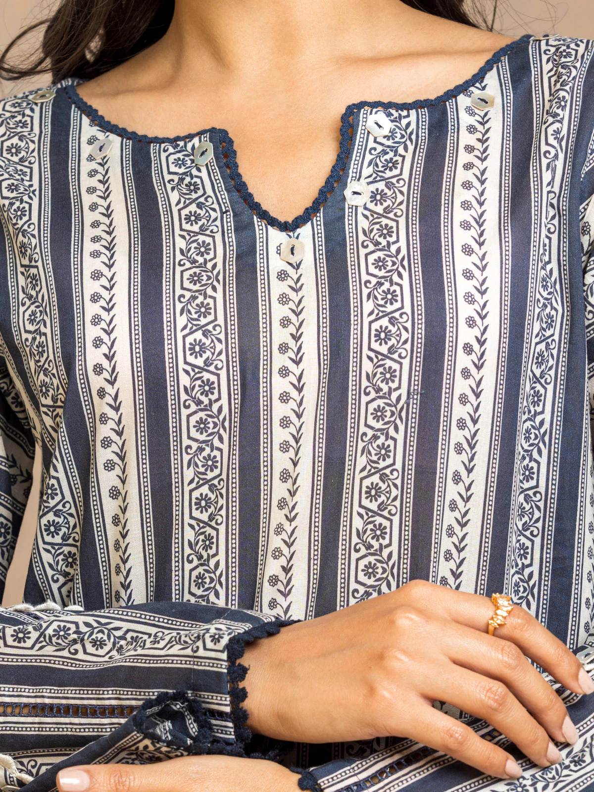 Unstitched Printed Lawn Suit - EWU24A1-29481-3P - Image 2