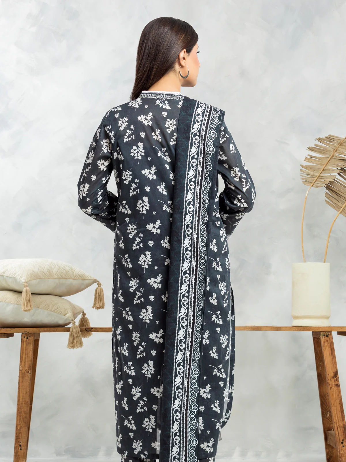 Unstitched Printed Lawn Suit - EWU24A1-29484-3P - Image 2