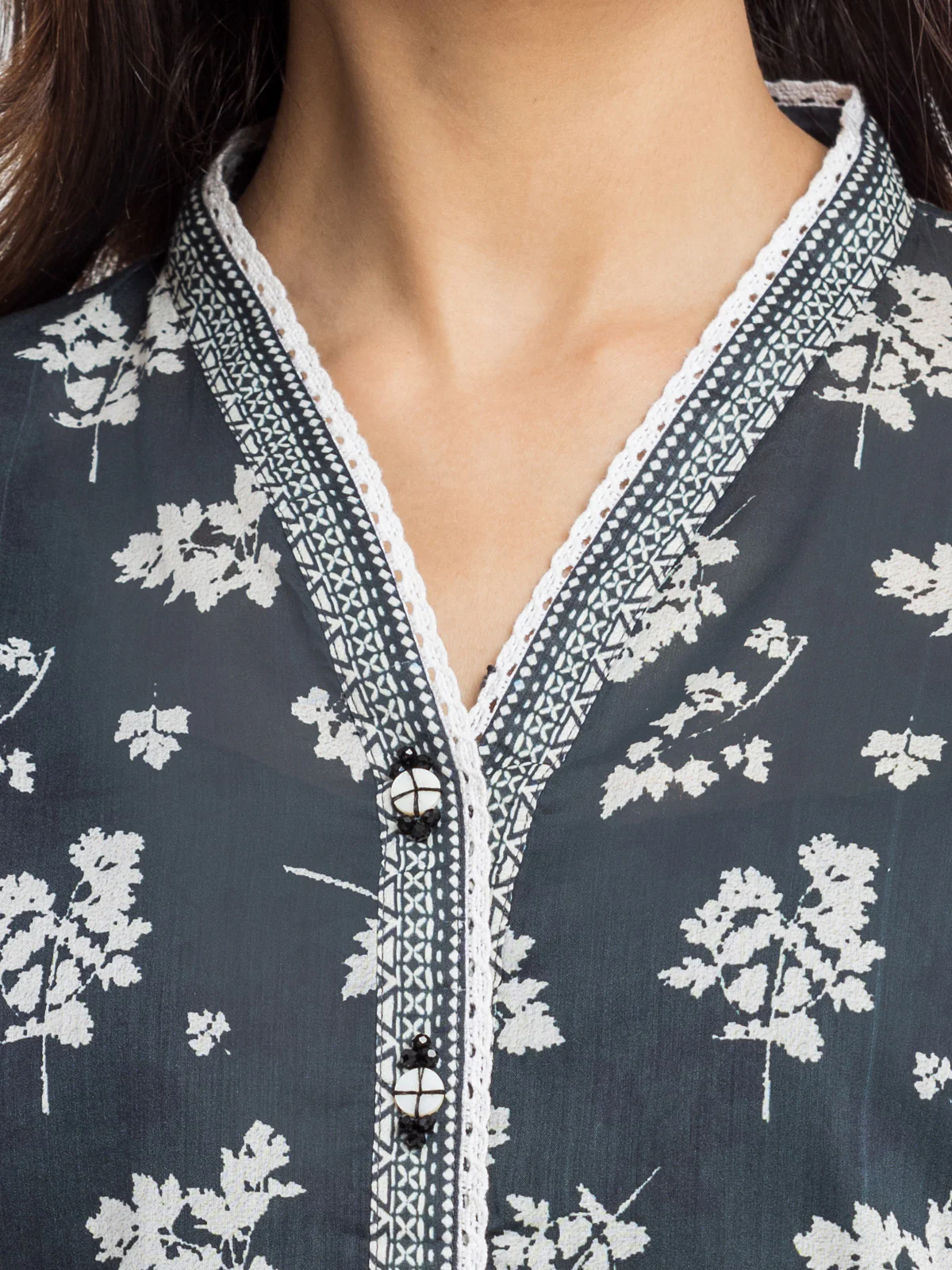 Unstitched Printed Lawn Suit - EWU24A1-29484-3P - Image 3