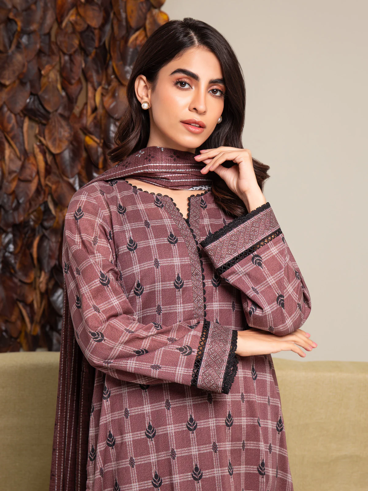 Unstitched Printed Cambric Suit - EWU24A2-27289-3P - Image 2
