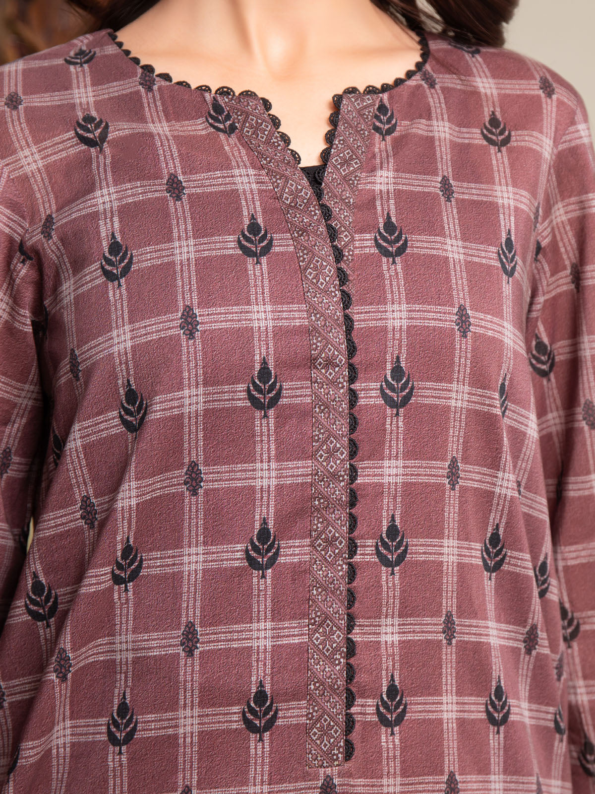 Unstitched Printed Cambric Suit - EWU24A2-27289-3P - Image 3