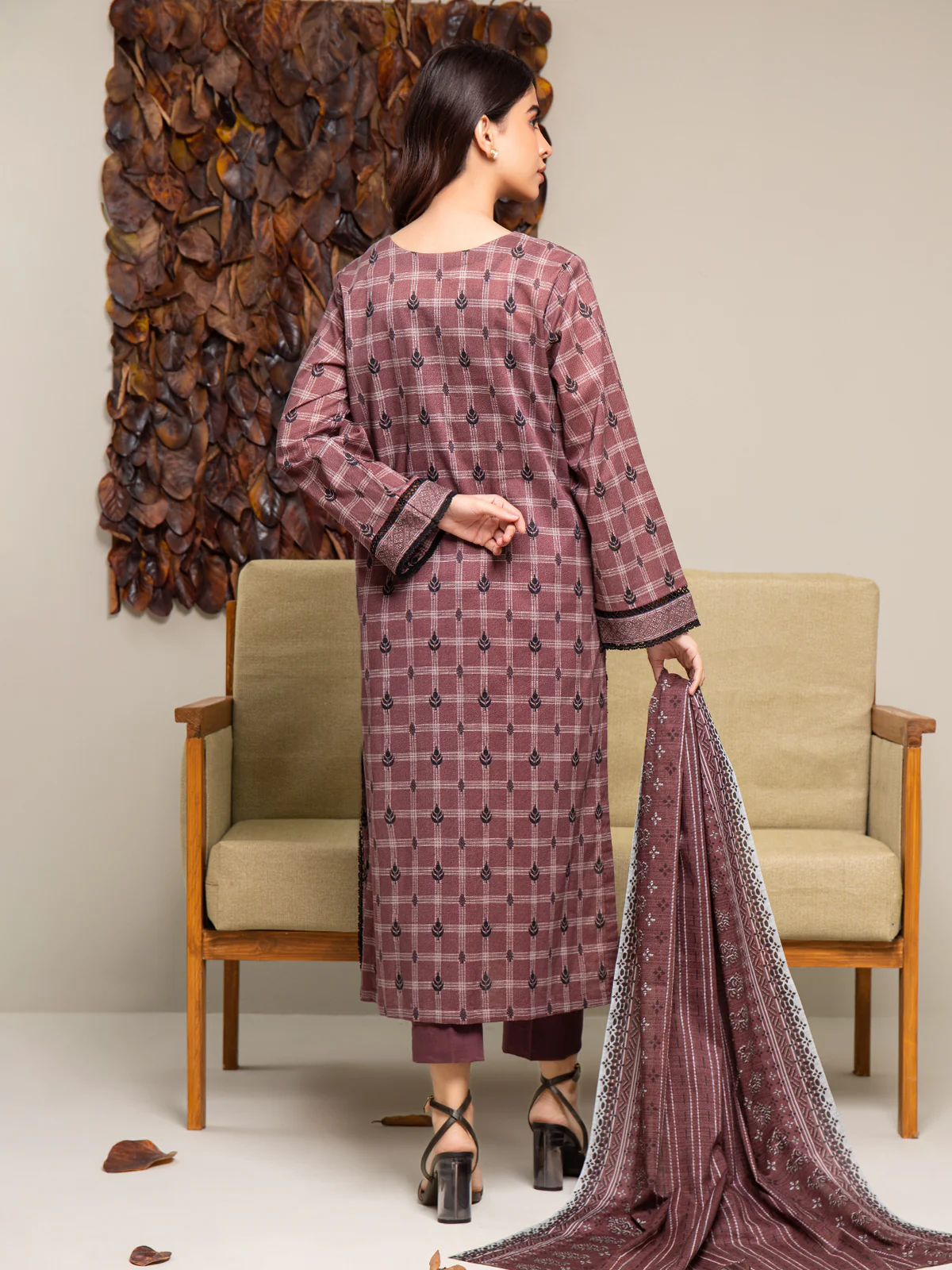 Unstitched Printed Cambric Suit - EWU24A2-27289-3P - Image 7