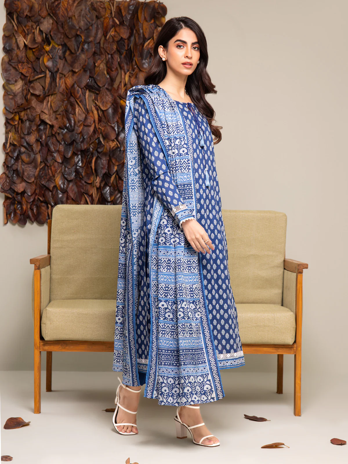 Unstitched Printed Cambric Suit - EWU24A2-27290-3P - Image 2