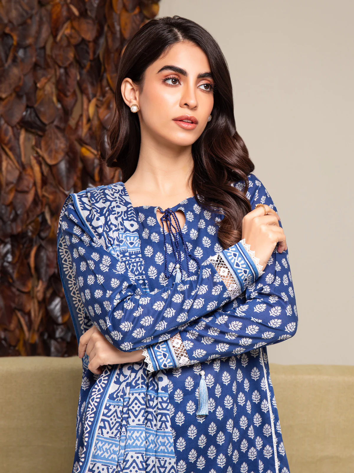 Unstitched Printed Cambric Suit - EWU24A2-27290-3P - Image 4