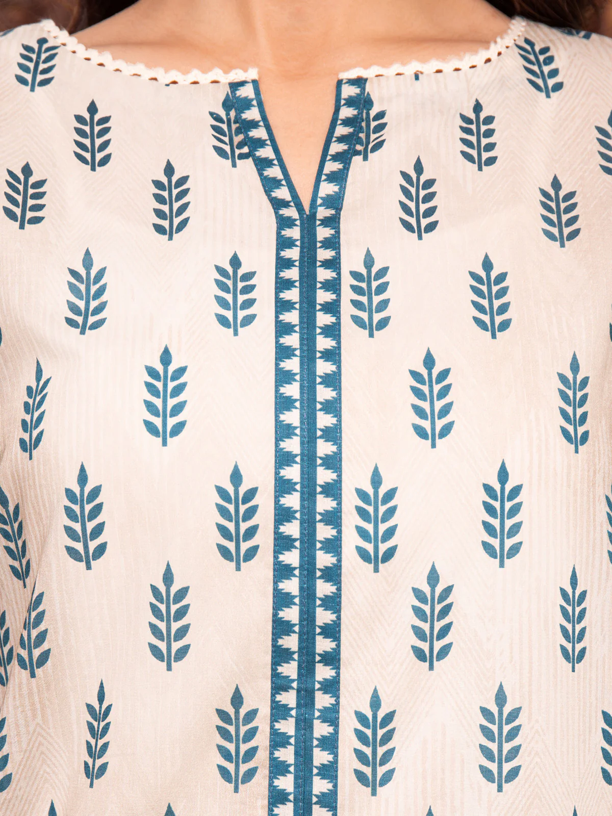 Unstitched Printed Cambric Suit - EWU24A2-27291-3P - Image 5