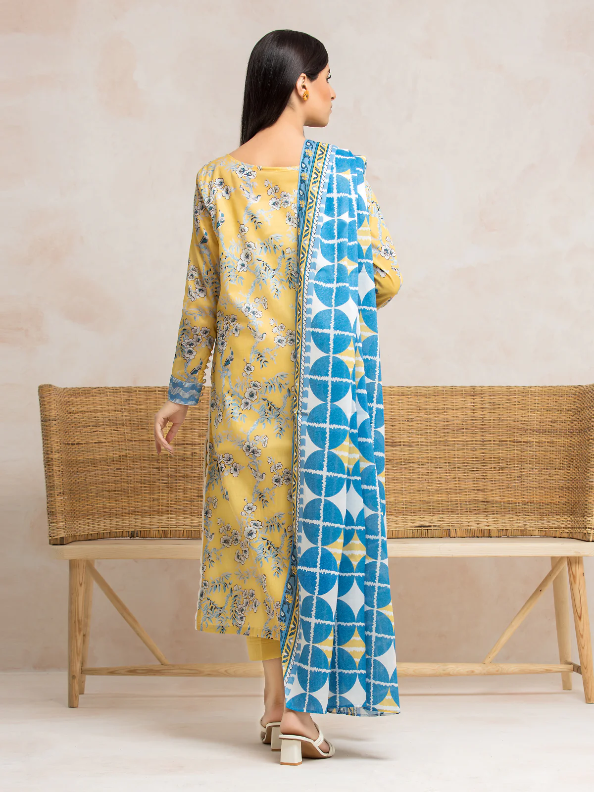 Unstitched Printed Cambric Suit - EWU24A2-28201-3P - Image 5