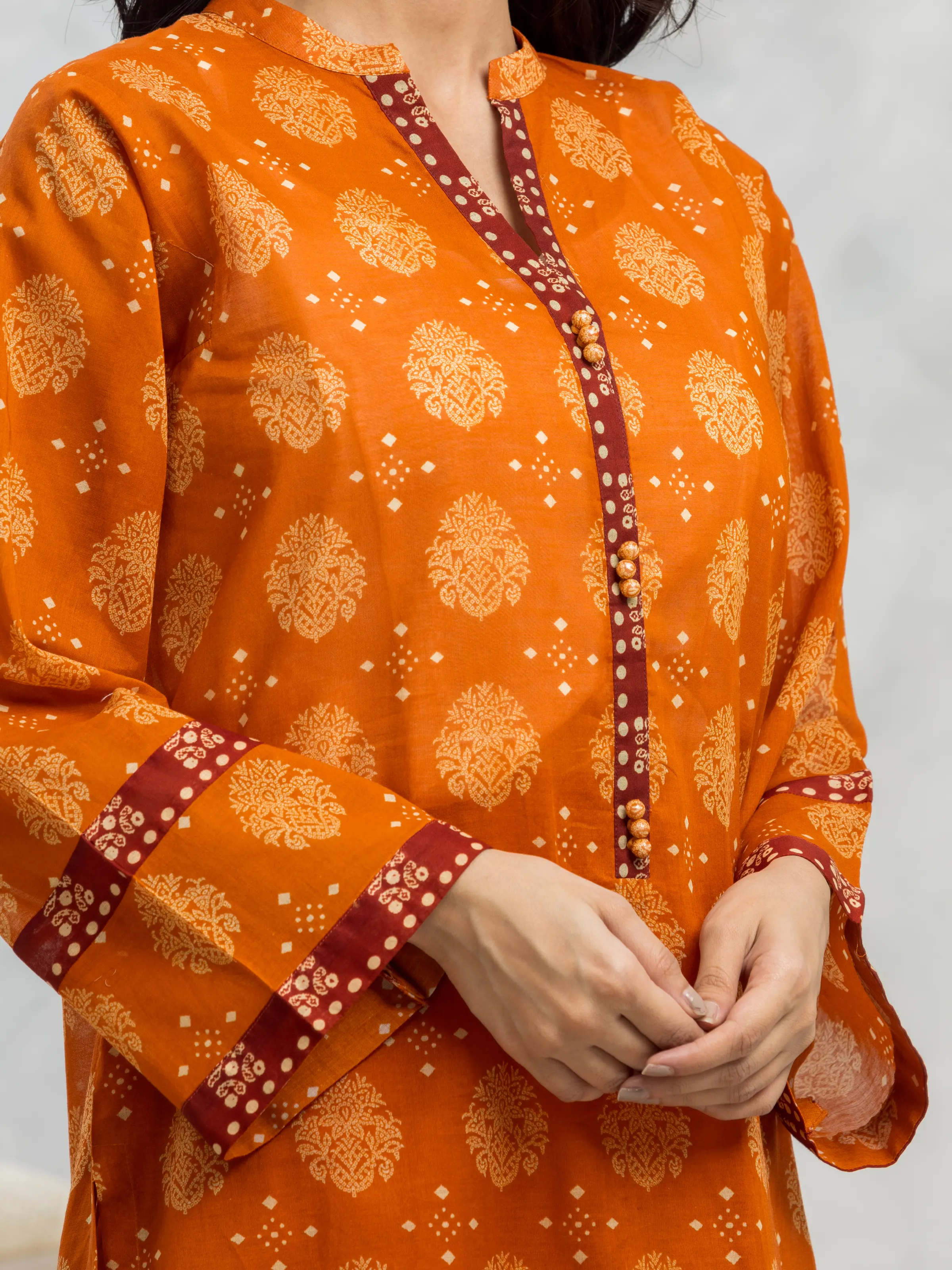 Unstitched Printed Cambric Suit - EWU24A2-28213-3P - Image 2