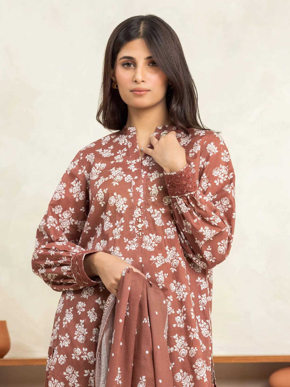 Unstitched Printed Cambric Suit - EWU24A2-29025-3P - Image 2