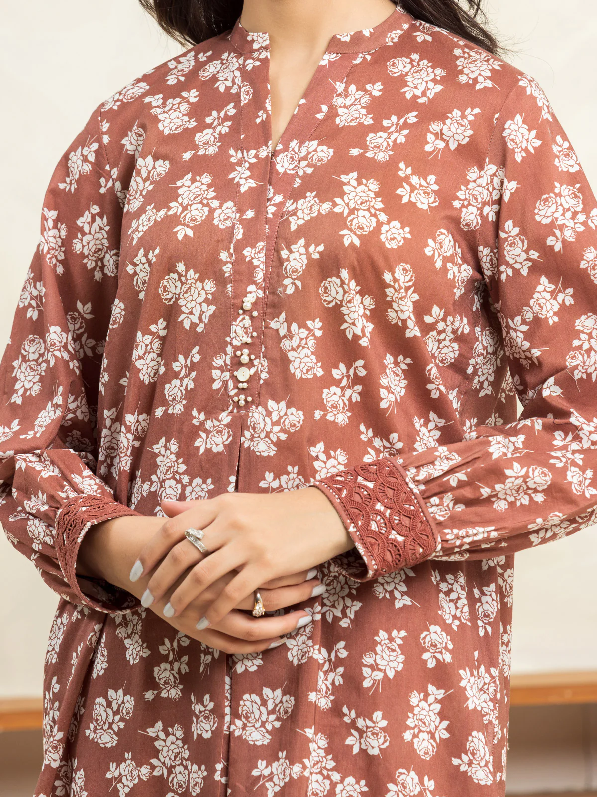 Unstitched Printed Cambric Suit - EWU24A2-29025-3P - Image 3