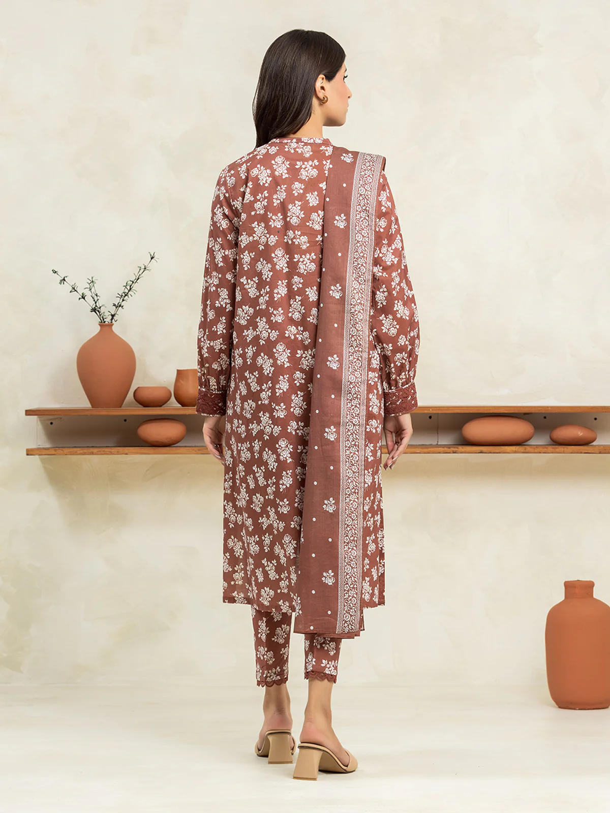 Unstitched Printed Cambric Suit - EWU24A2-29025-3P - Image 5