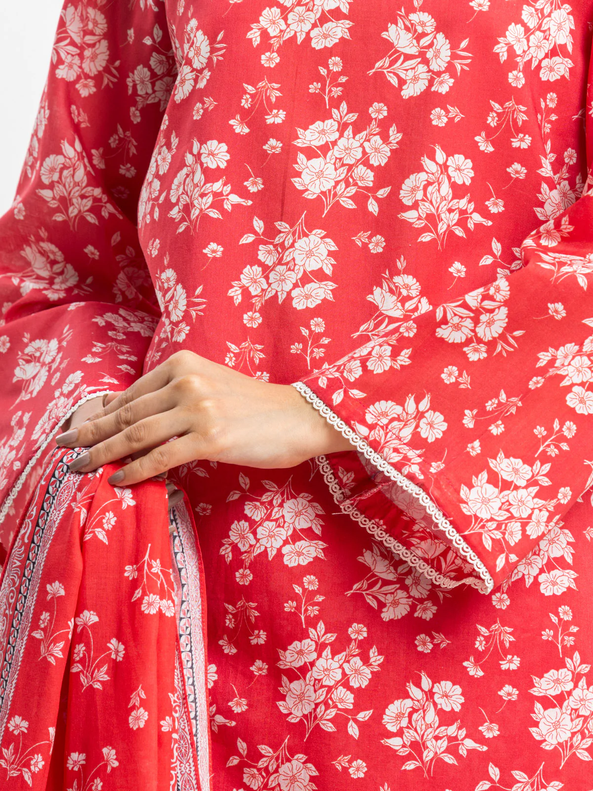 Unstitched Printed Cambric Suit - EWU24A2-29034-3P - Image 3