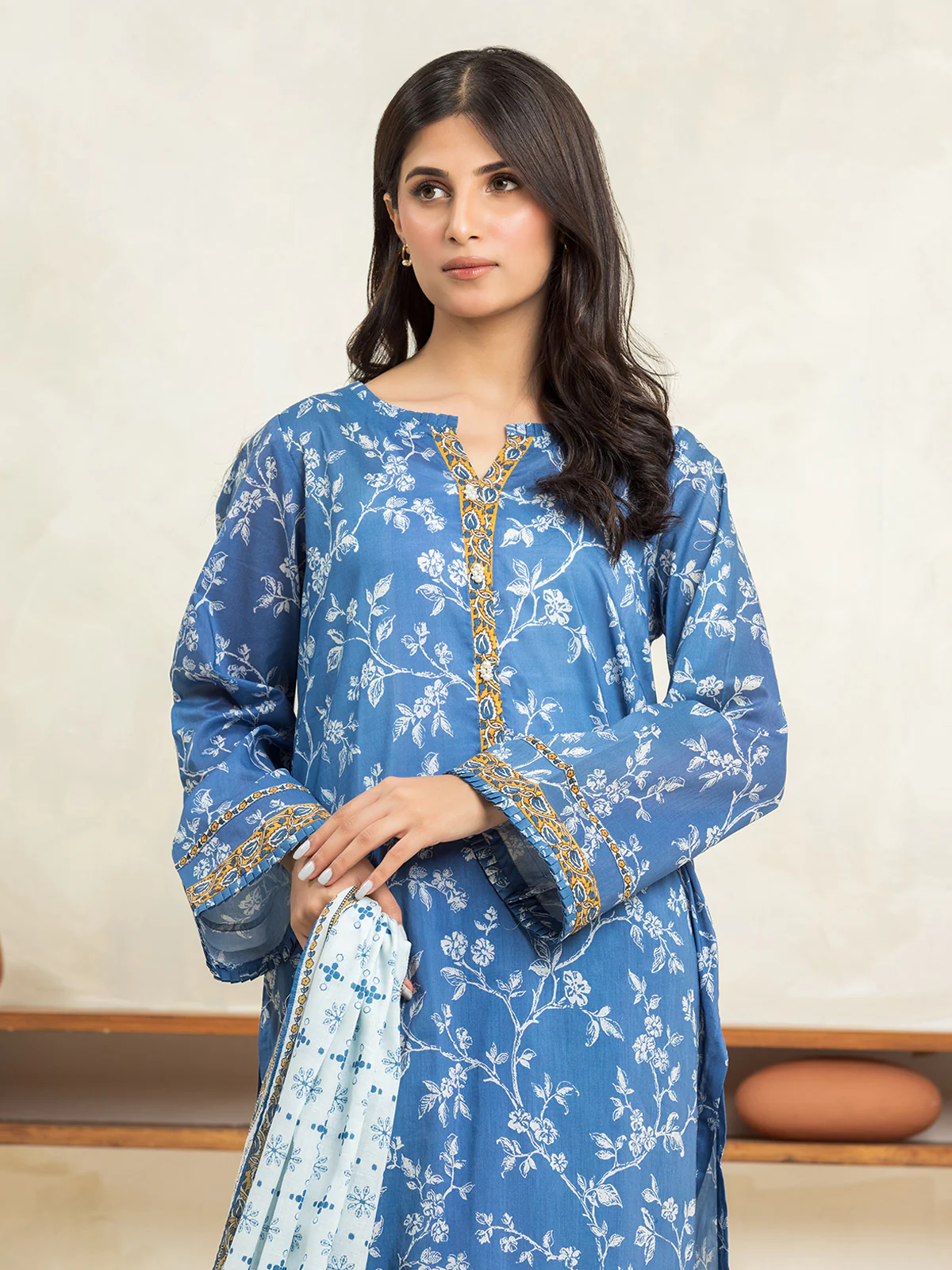 Unstitched Printed Cambric Suit - EWU24A2-29038-3P - Image 2