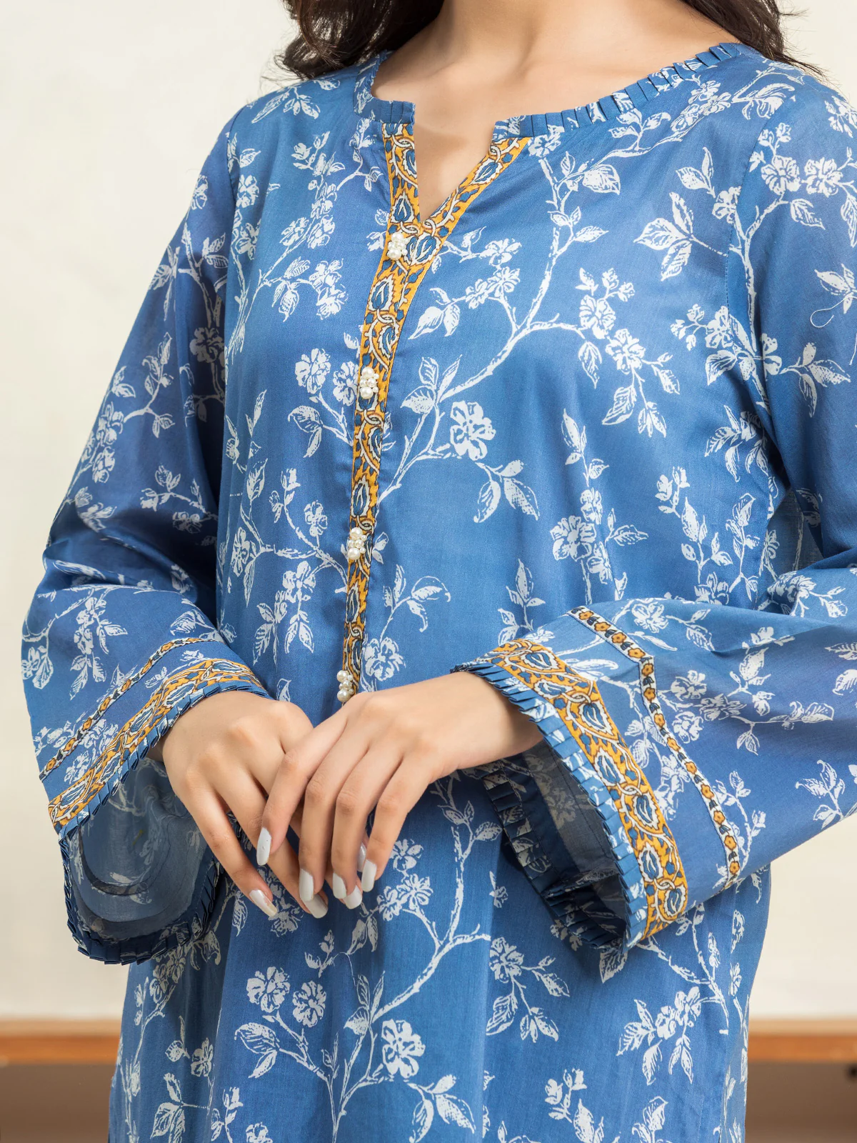 Unstitched Printed Cambric Suit - EWU24A2-29038-3P - Image 3