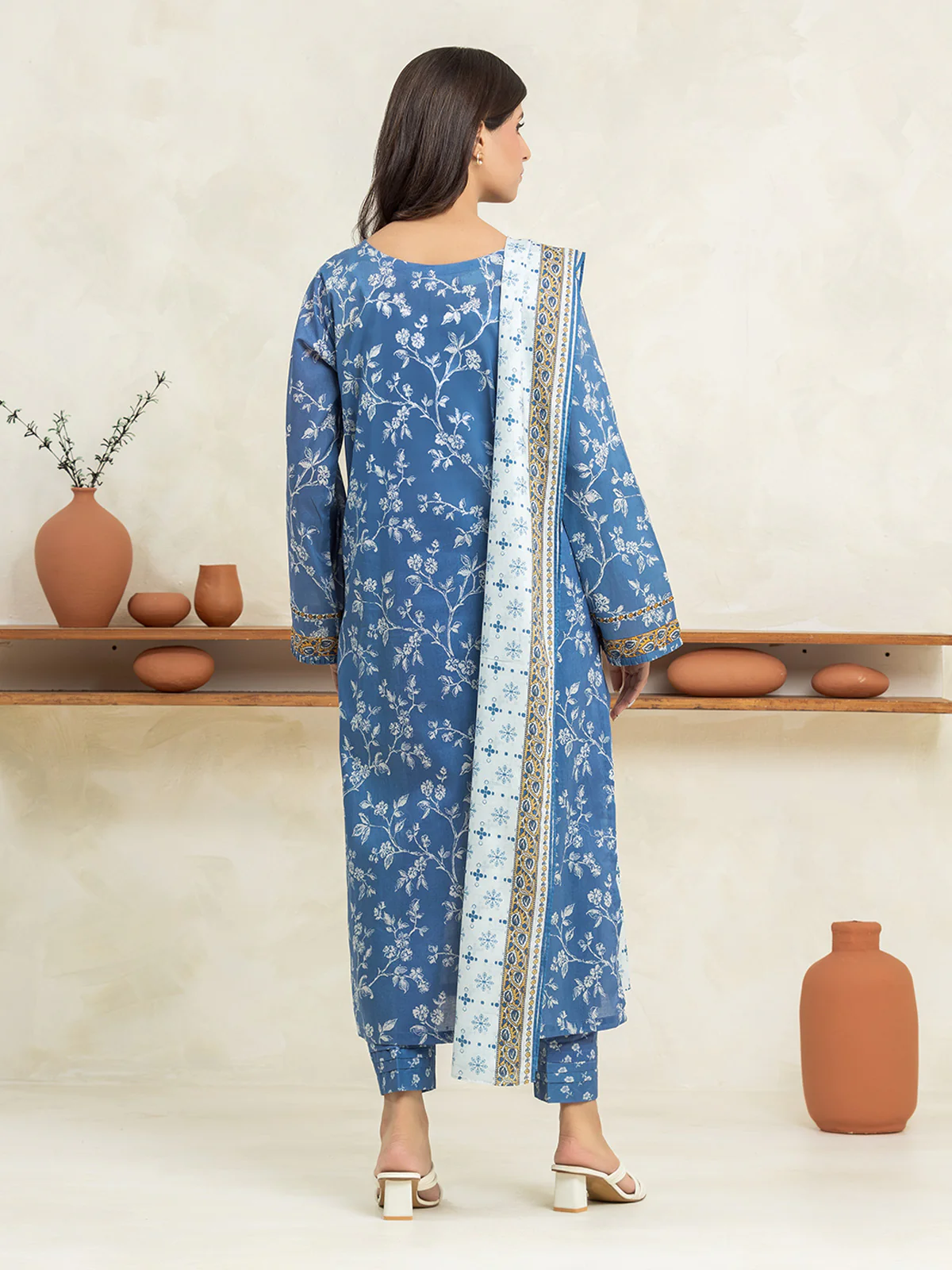 Unstitched Printed Cambric Suit - EWU24A2-29038-3P - Image 4