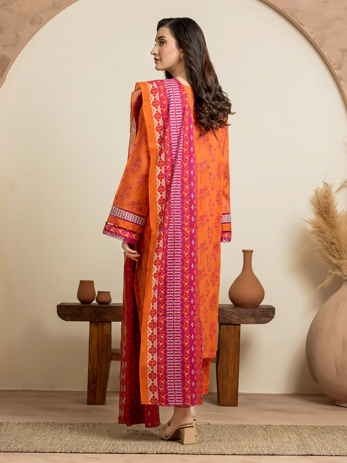 Unstitched Printed Cambric Suit - EWU24A2-29237-3P - Image 3