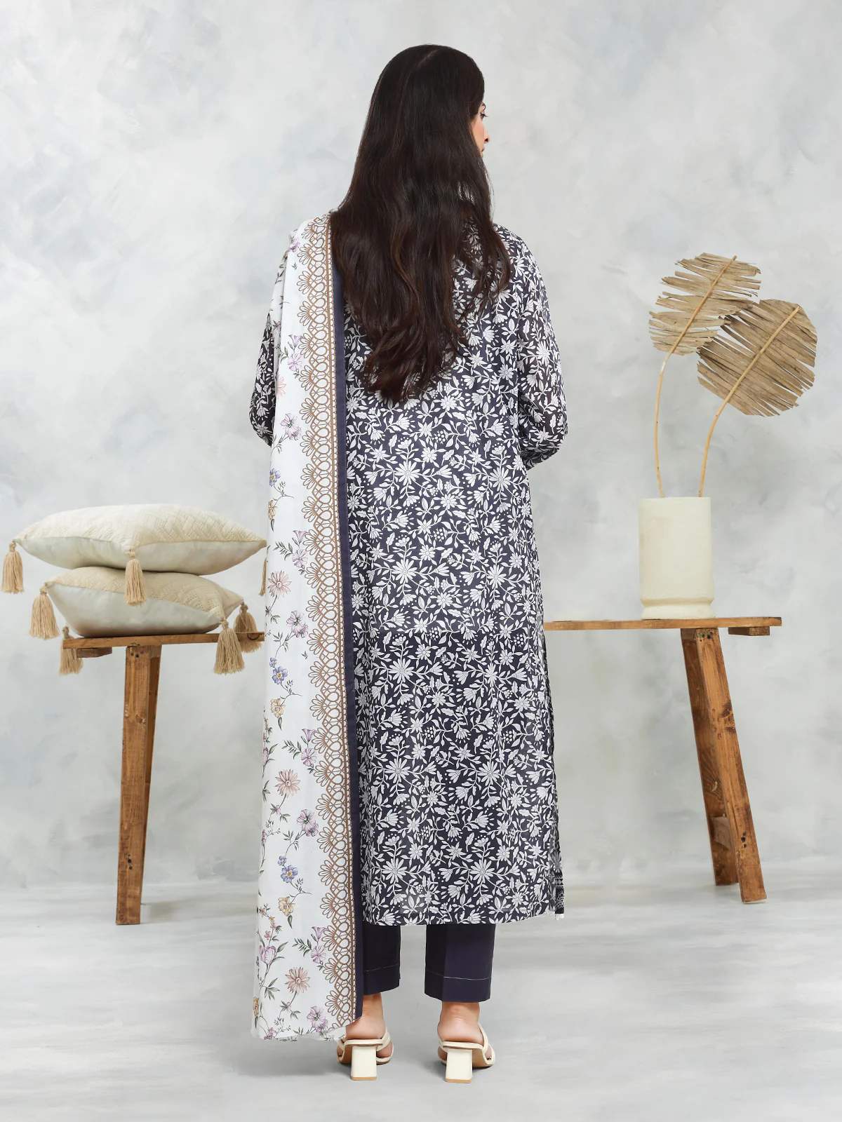 Unstitched Printed Cambric Suit - EWU24A2-29266-3P - Image 4