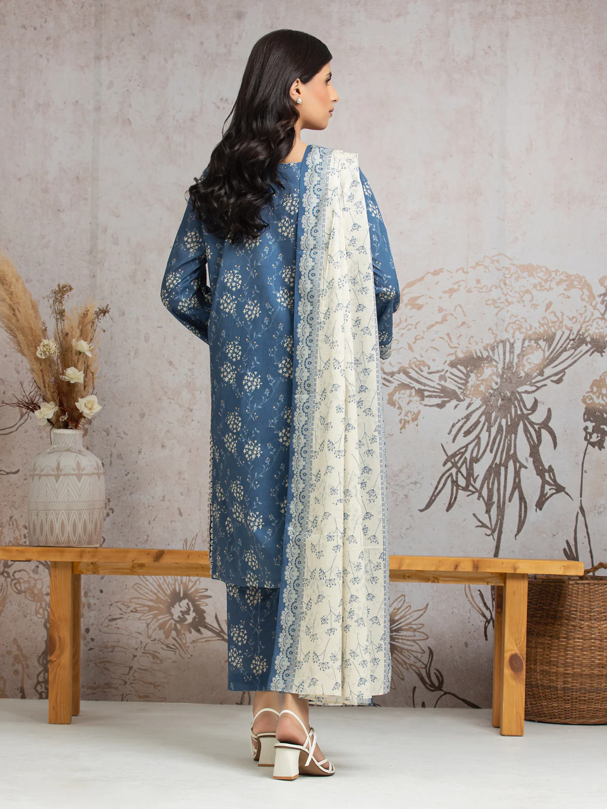 Unstitched Printed Cambric Suit - EWU24A2-29638-3P - Image 2