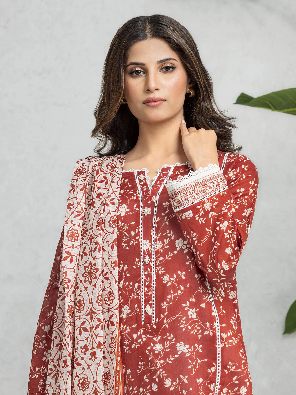 Unstitched Printed Viscose Suit - EWU24A4-28581-3P - Image 2