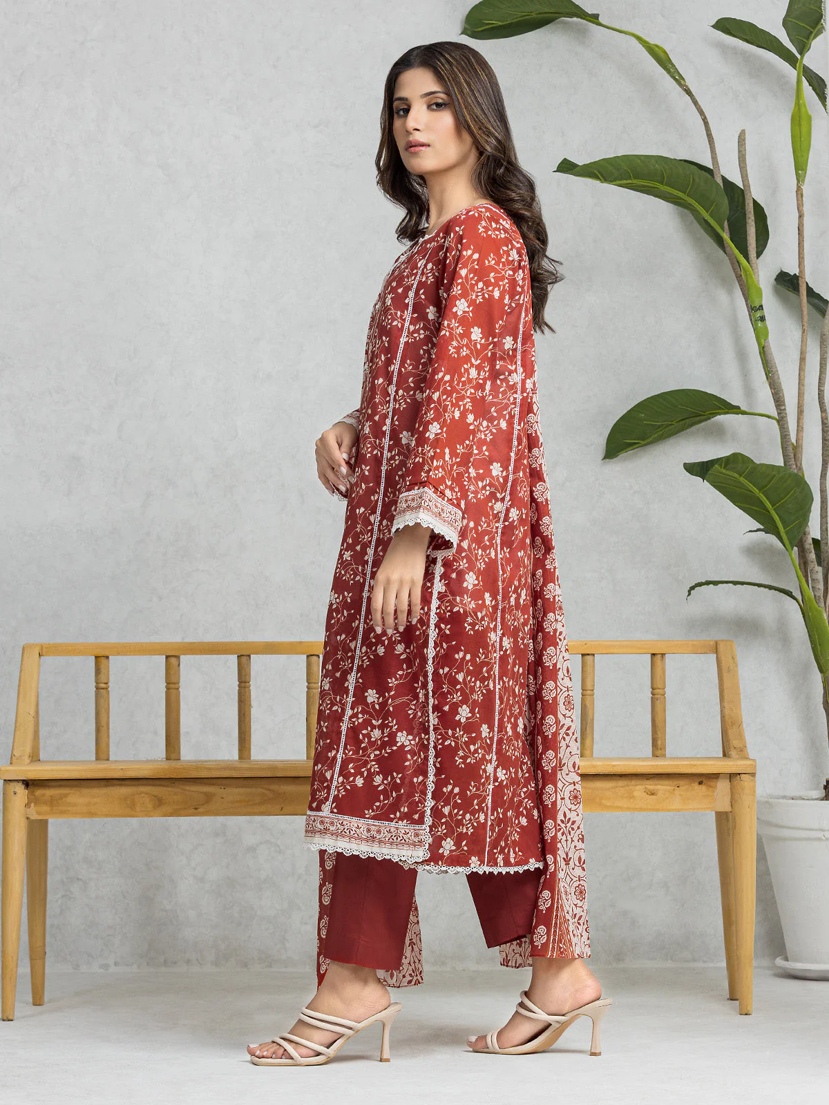 Unstitched Printed Viscose Suit - EWU24A4-28581-3P - Image 5