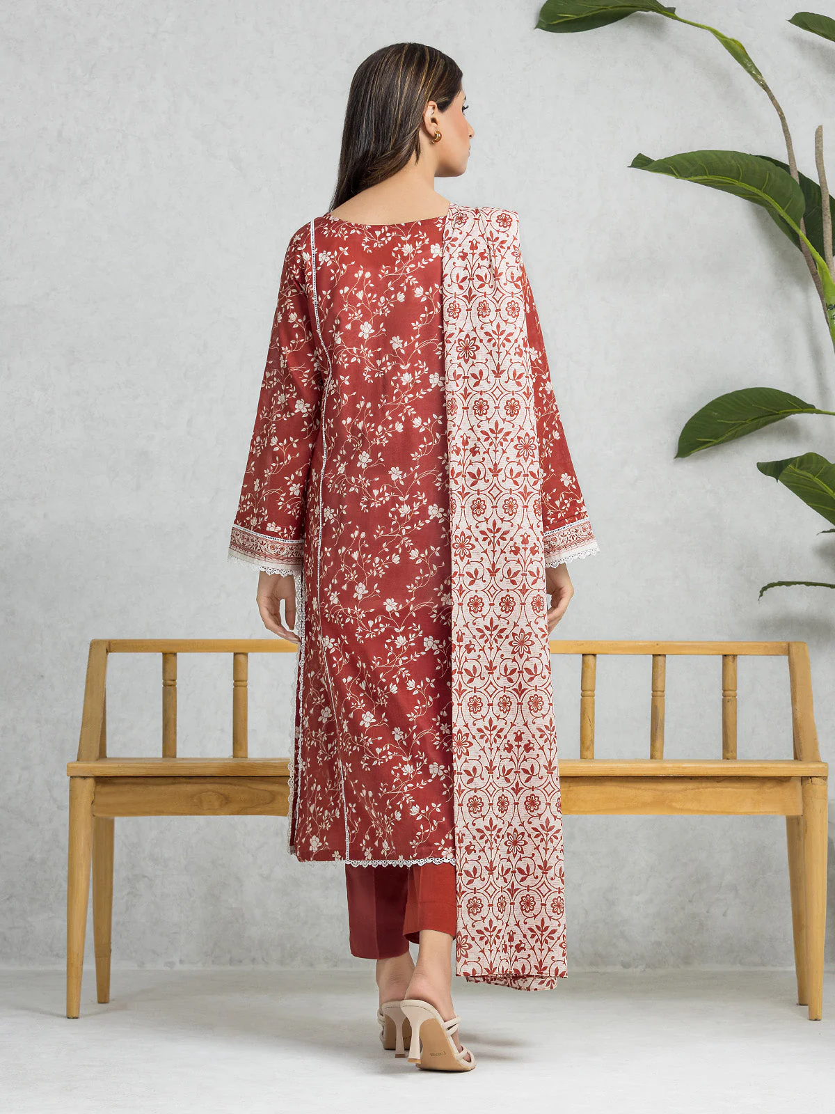 Unstitched Printed Viscose Suit - EWU24A4-28581-3P - Image 6