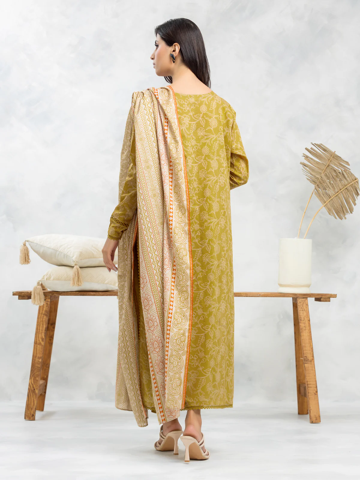 Unstitched Printed Viscose Suit - EWU24A4-29109-3P - Image 4