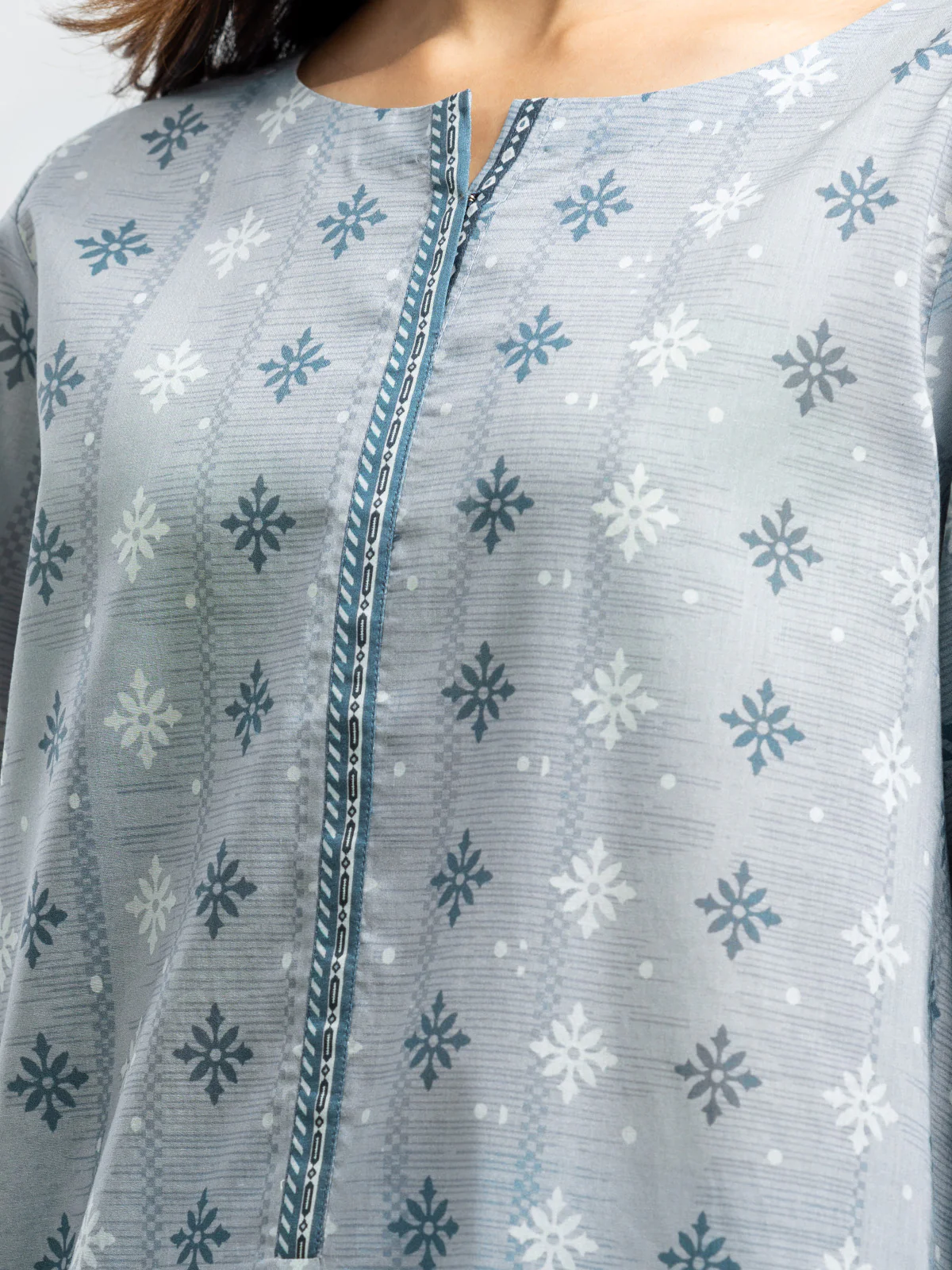Unstitched Printed Viscose Suit - EWU24A4-29124-3P - Image 2
