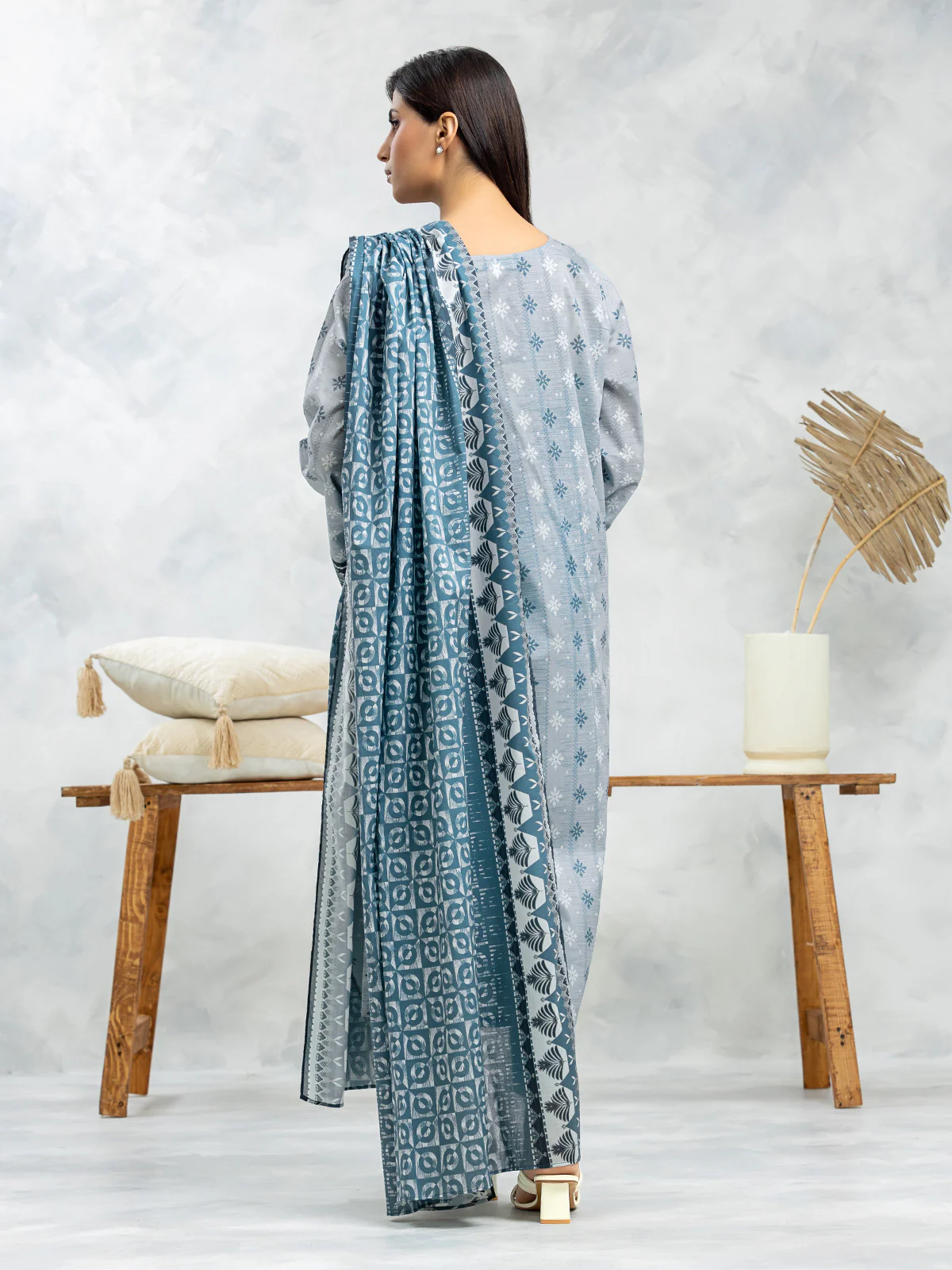 Unstitched Printed Viscose Suit - EWU24A4-29124-3P - Image 4
