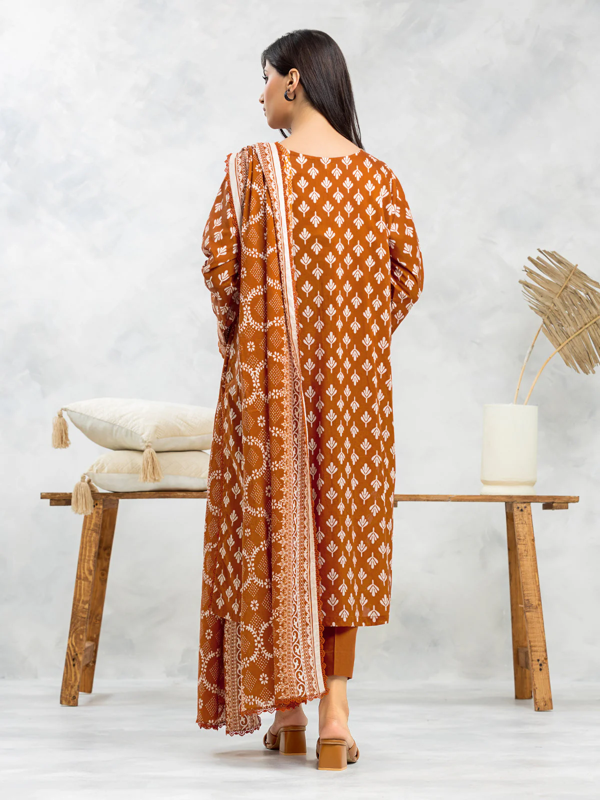 Unstitched Printed Viscose Suit - EWU24A4-29166-3P - Image 4