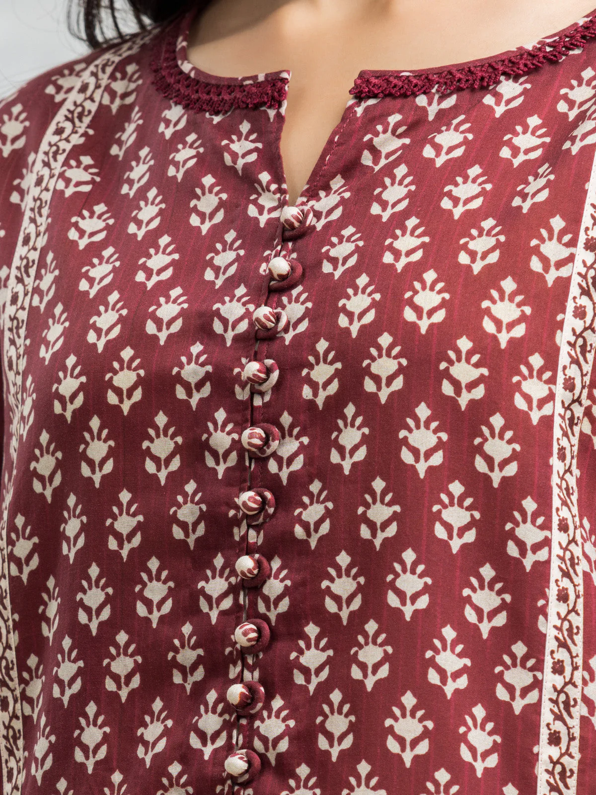 Unstitched Printed Viscose Suit - EWU24A4-29168-3P - Image 3
