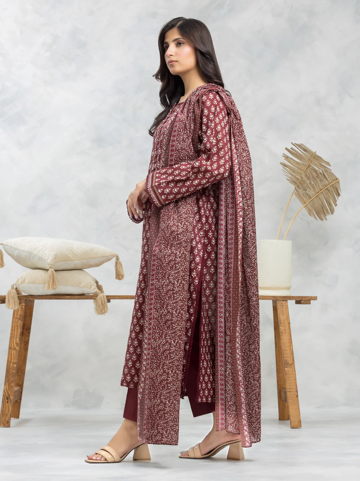 Unstitched Printed Viscose Suit - EWU24A4-29168-3P - Image 5