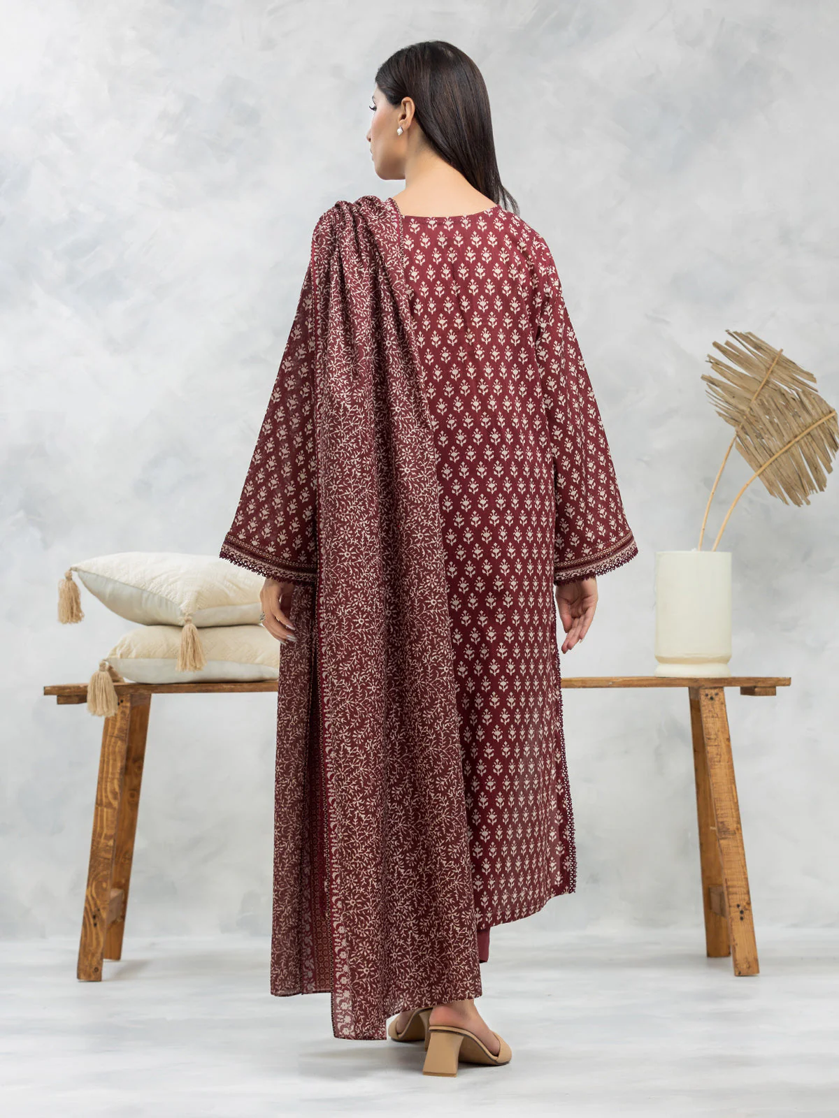 Unstitched Printed Viscose Suit - EWU24A4-29168-3P - Image 6