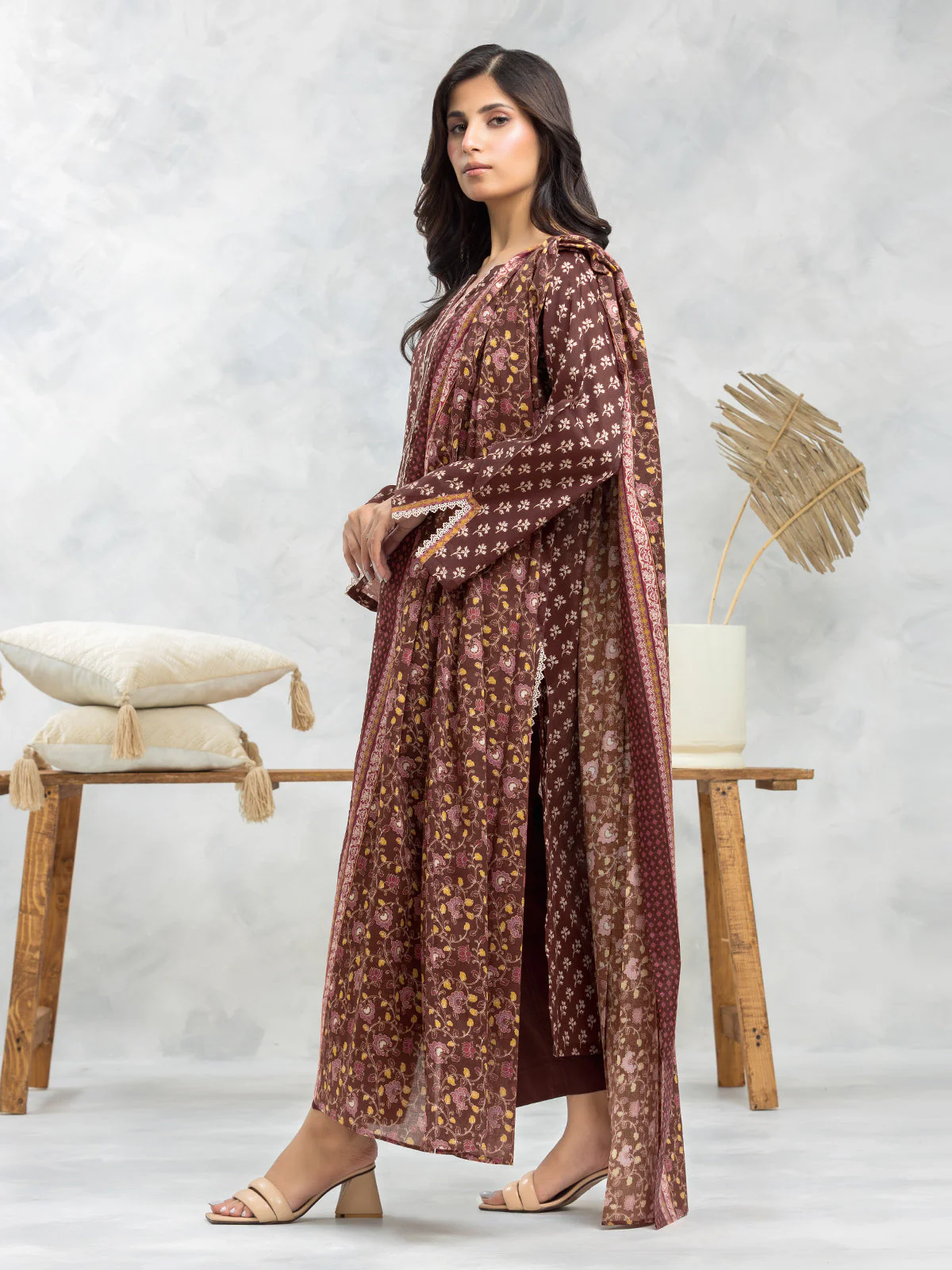 Unstitched Printed Viscose Suit - EWU24A4-29189-3P - Image 6
