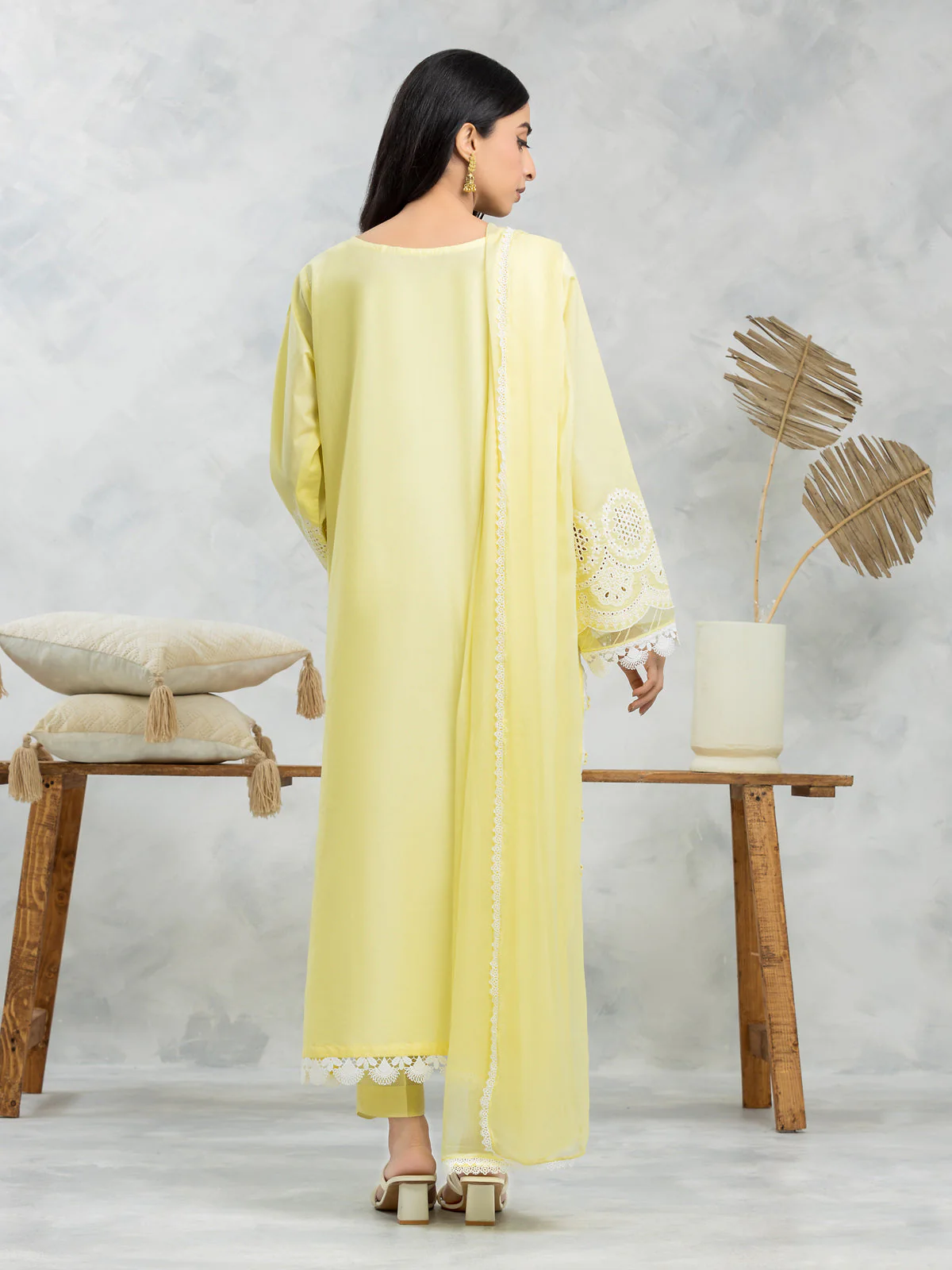 Unstitched Embroidered Cambric Suit - EWU24V2-28621-3P - Image 5