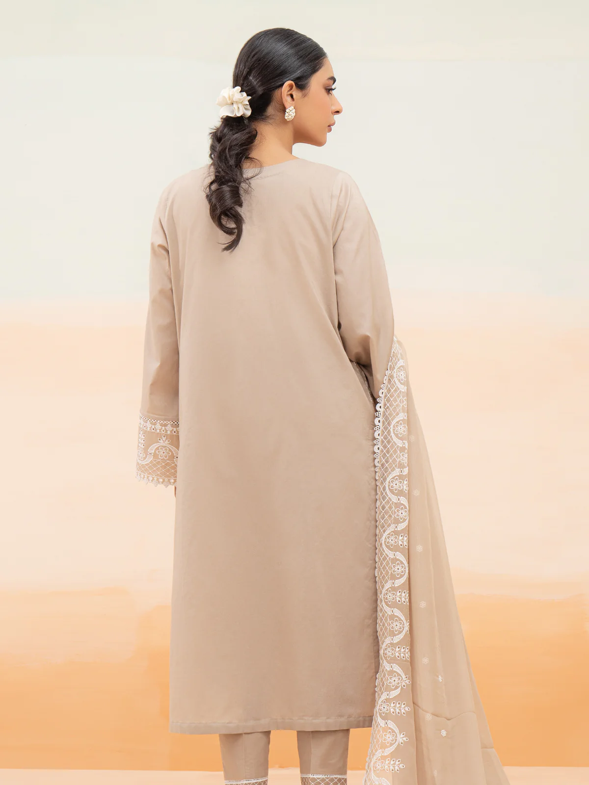 Unstitched Embroidered Cambric Suit - EWU24V2-28640-3P - Image 7