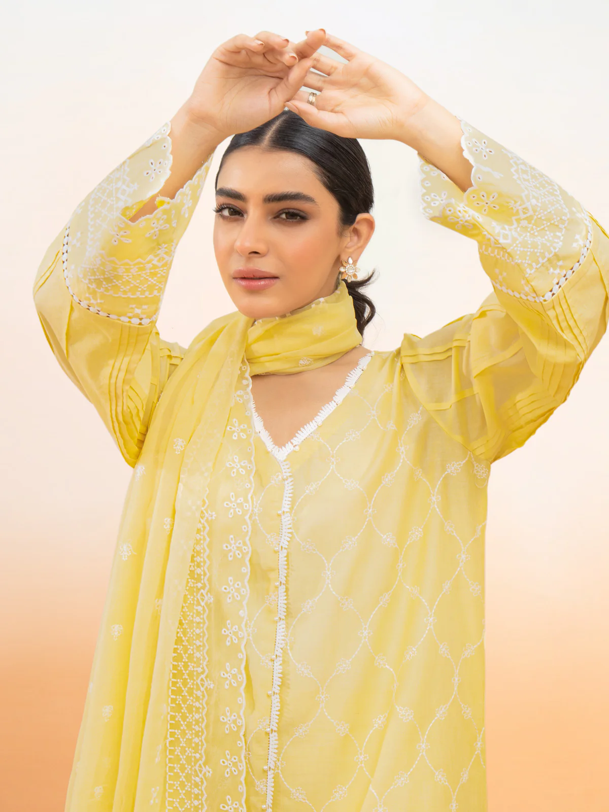 Unstitched Embroidered Cambric Suit - EWU24V2-28644-3P - Image 4