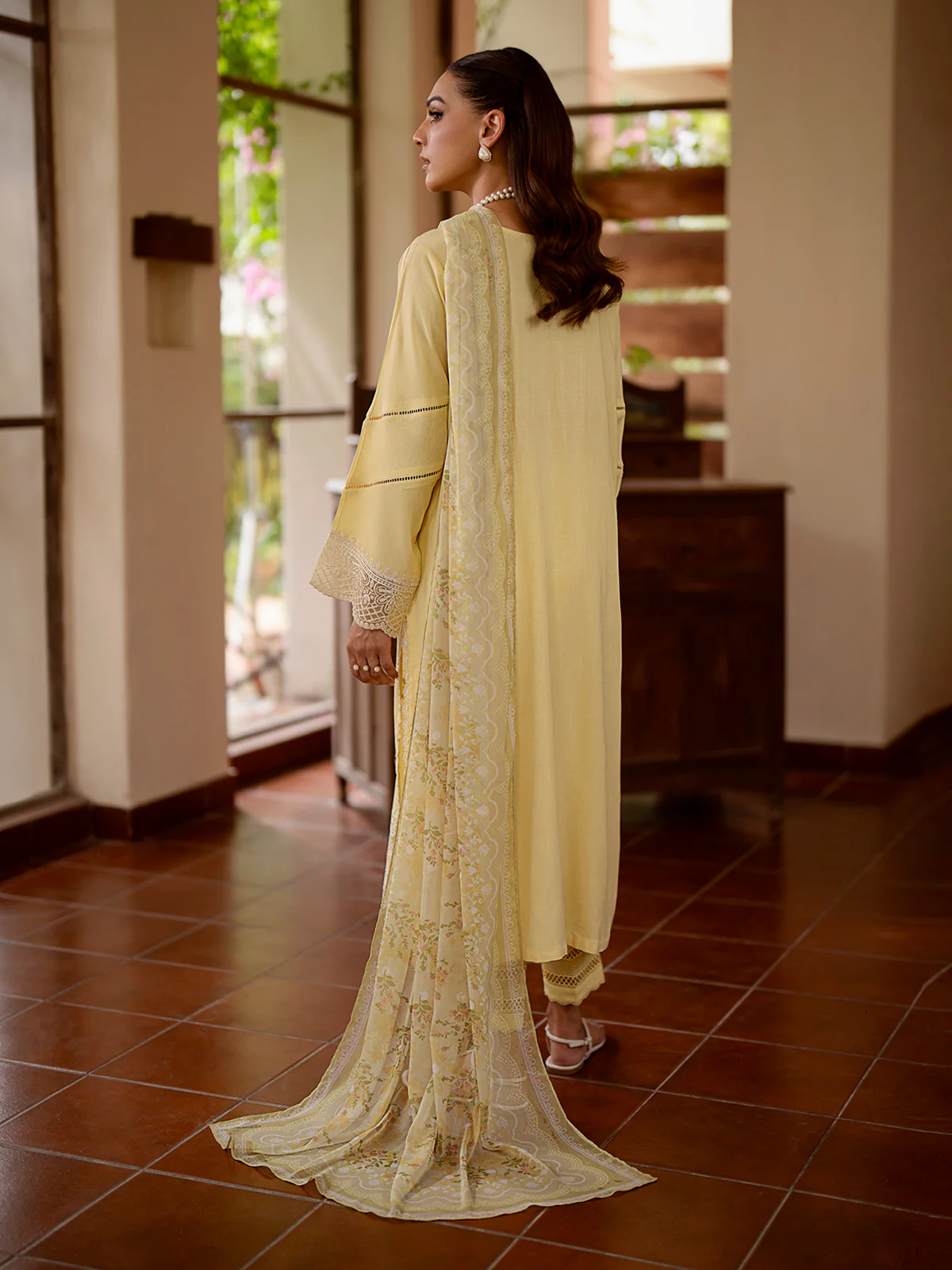 Unstitched Embroidered Cambric Suit - EWU24V2-30055-3P - Image 9