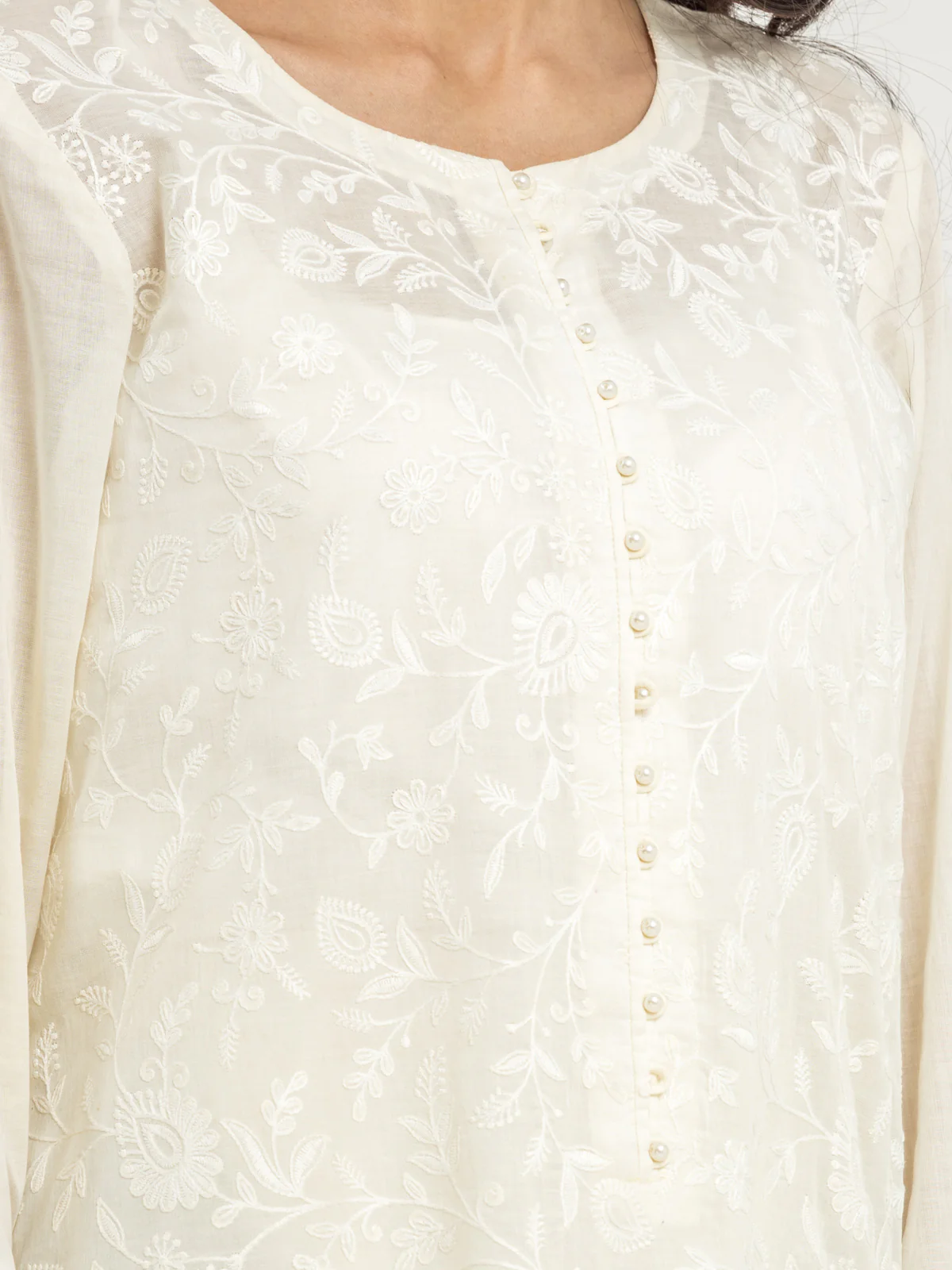 Unstitched Embroidered Cambric Suit - EWU24V2-30148-3P - Image 2