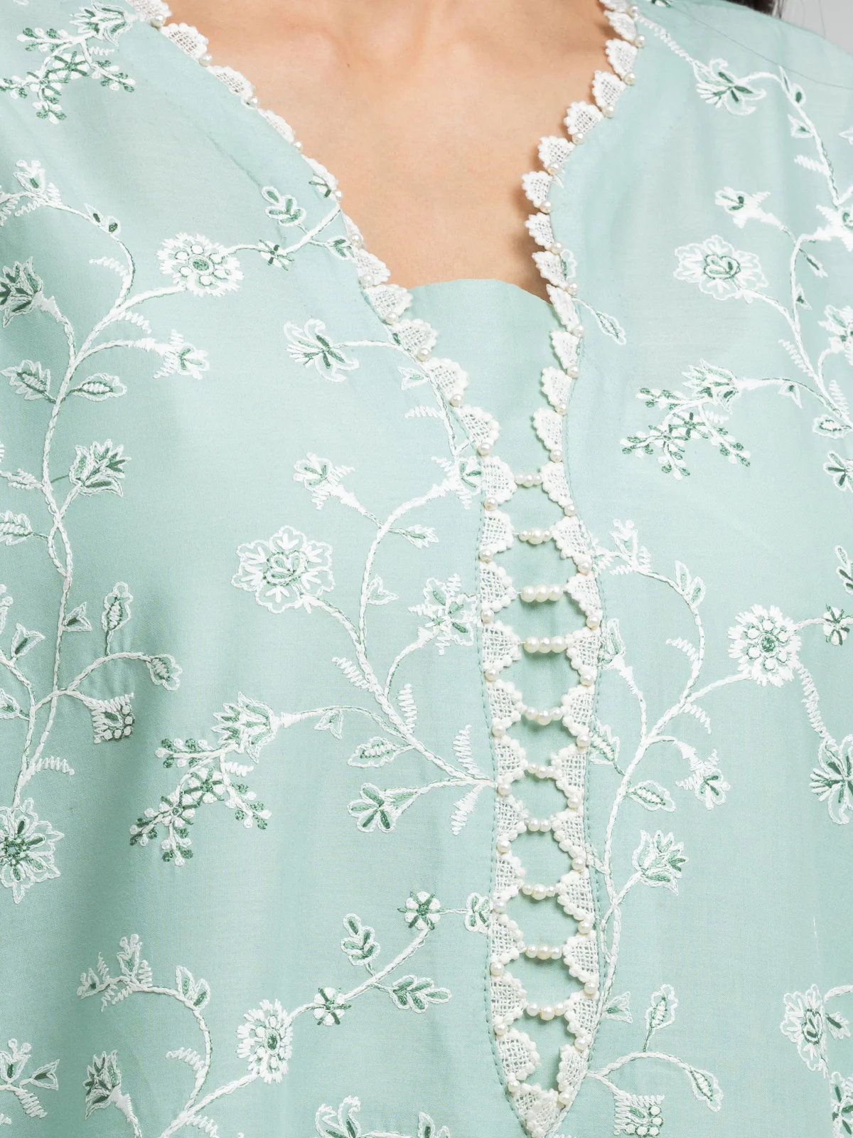 Unstitched Embroidered Cambric Suit - EWU24V2-30153-3P - Image 2