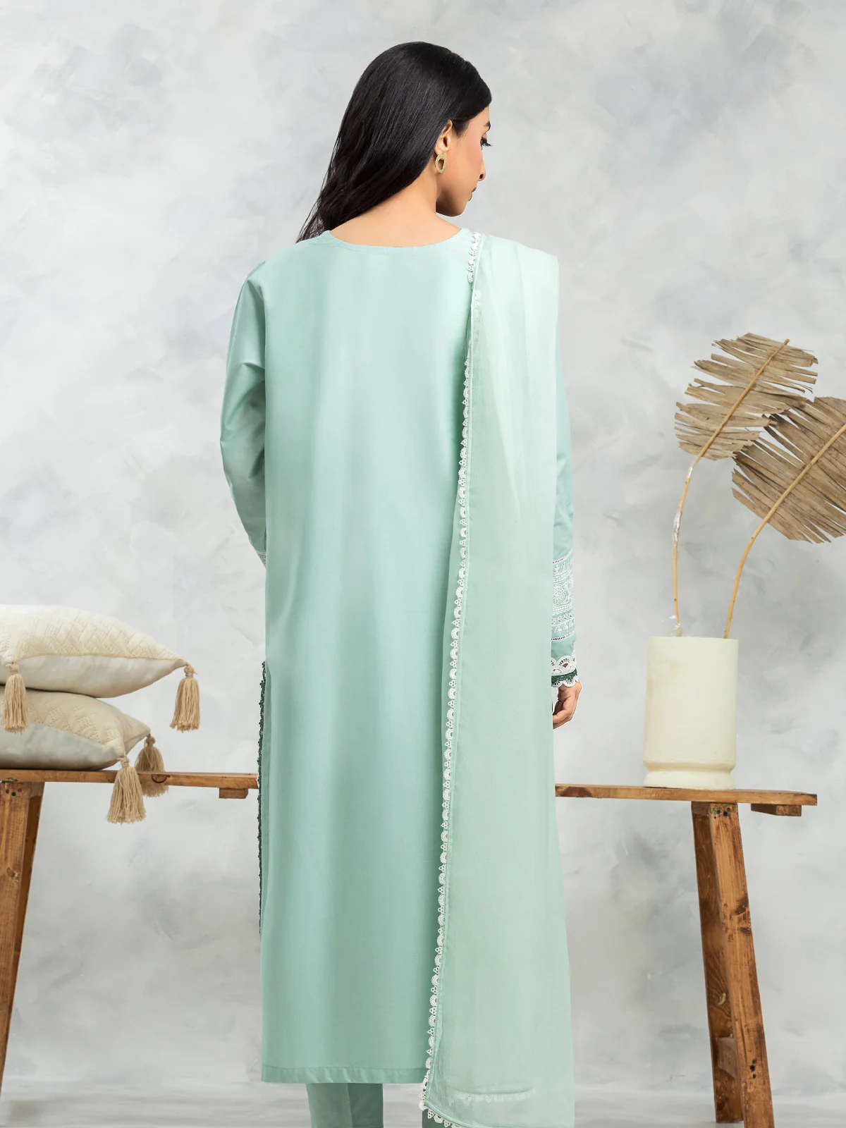 Unstitched Embroidered Cambric Suit - EWU24V2-30153-3P - Image 4