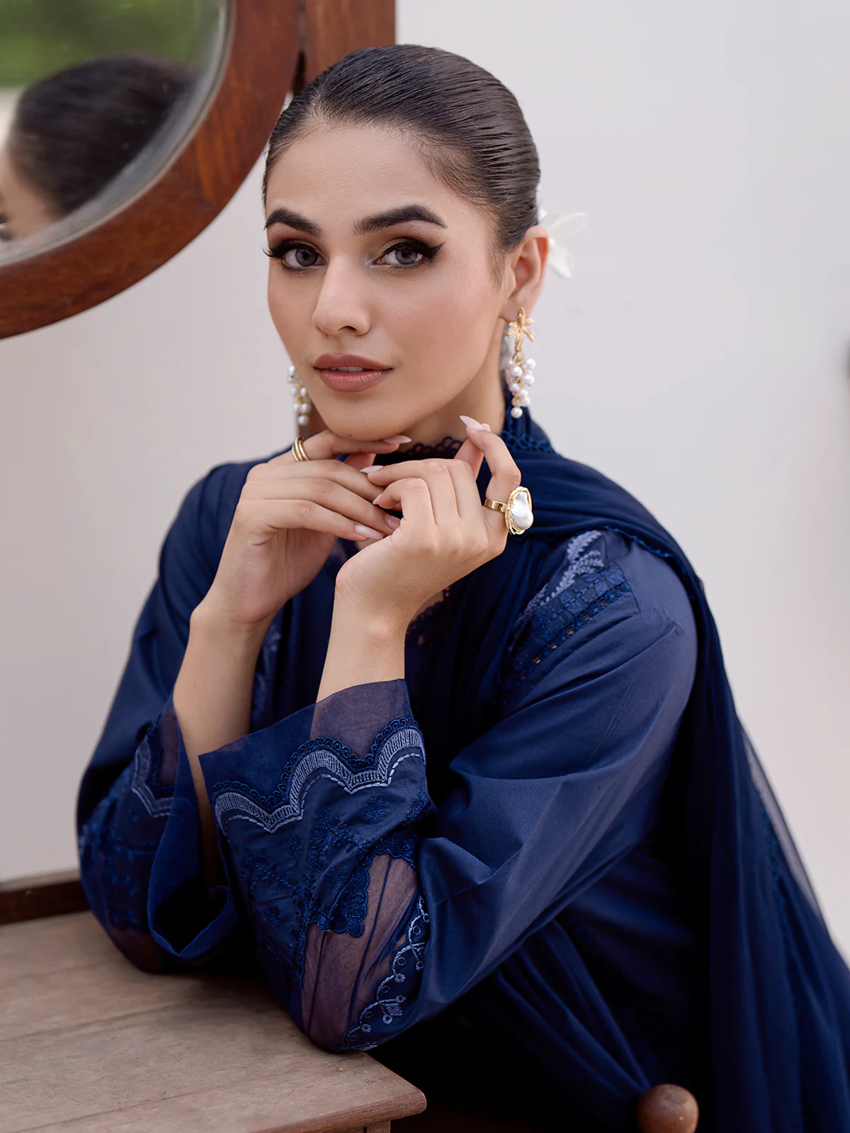 Unstitched Embroidered Cambric Suit - EWU24V2-30154-3P - Image 4