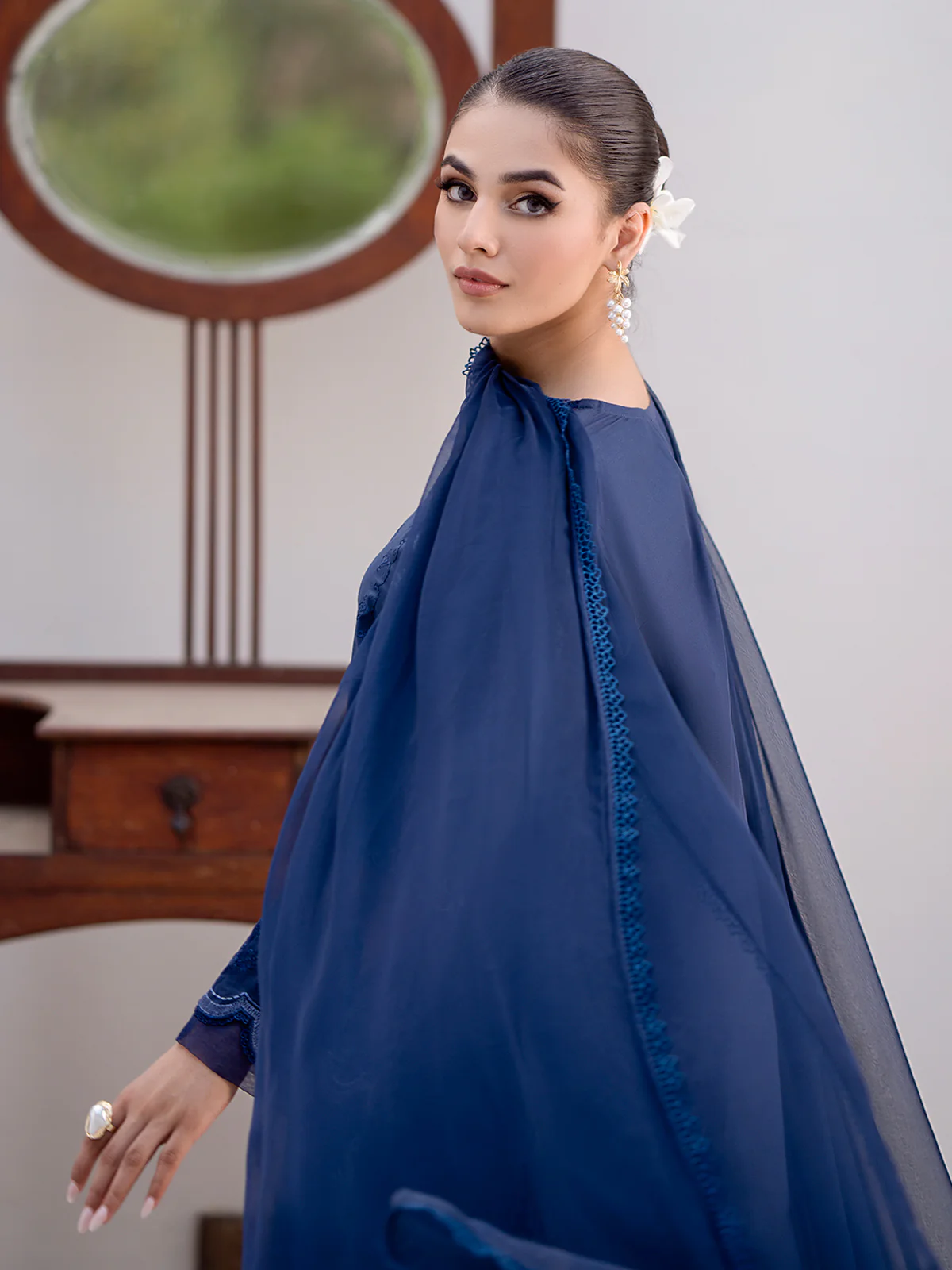 Unstitched Embroidered Cambric Suit - EWU24V2-30154-3P - Image 5