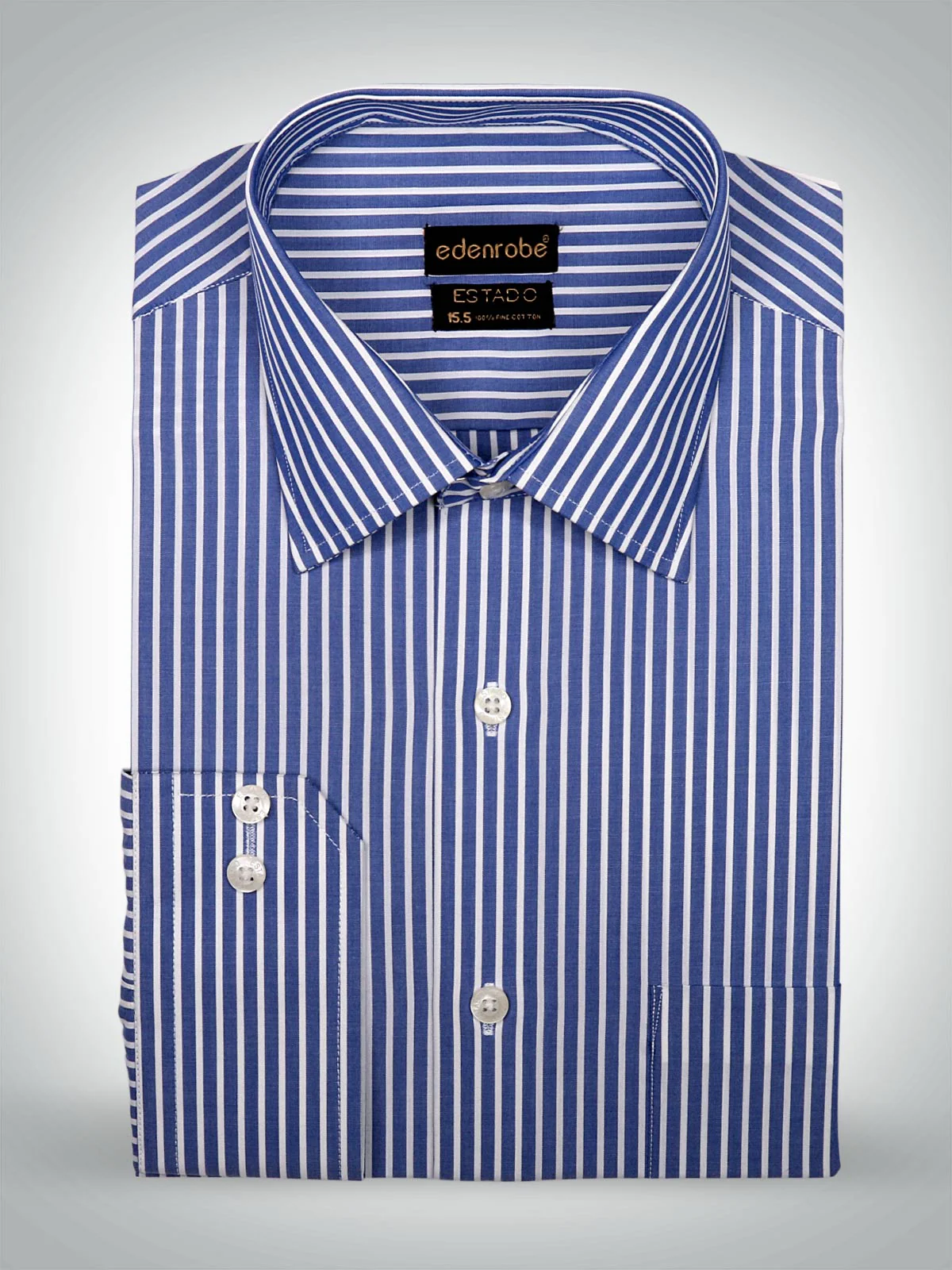 Men's Blue Shirt - 10658-ES Men's Shirt Cotton