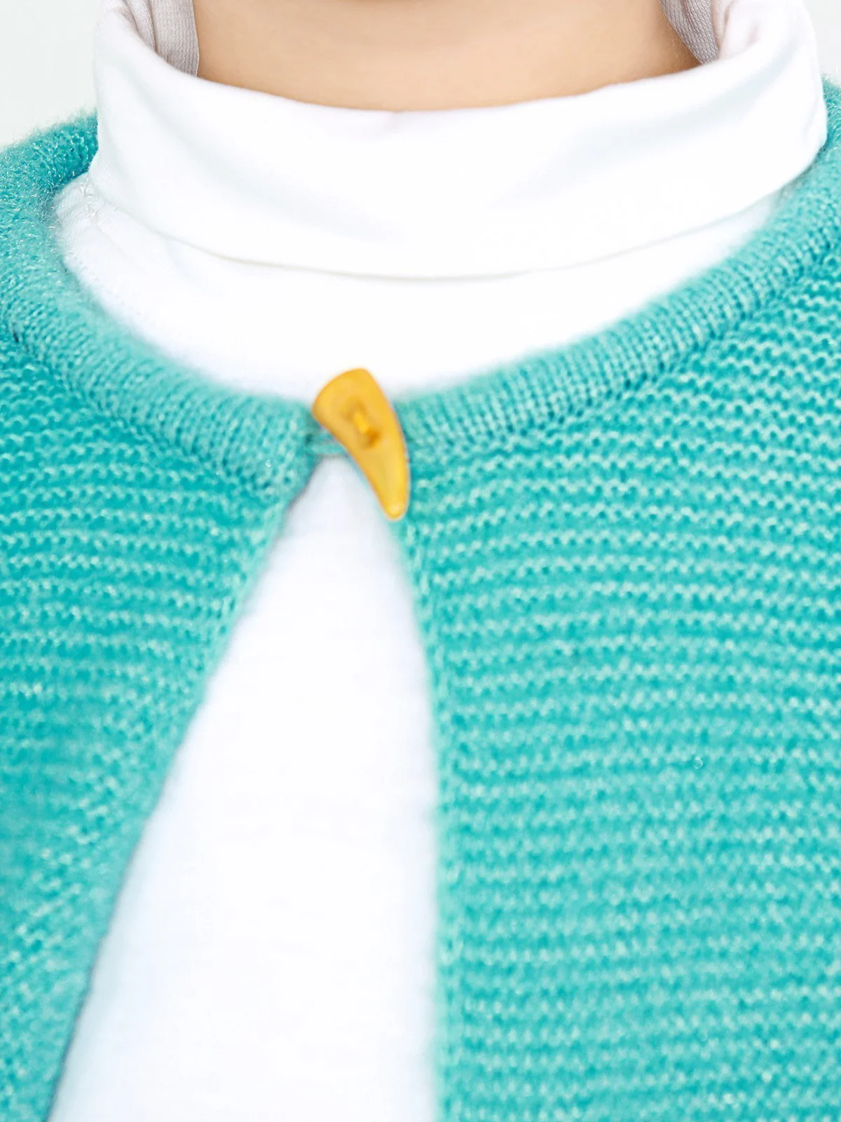 Girl's Aqua Sweater - EGTSWT22-006 - Image 3