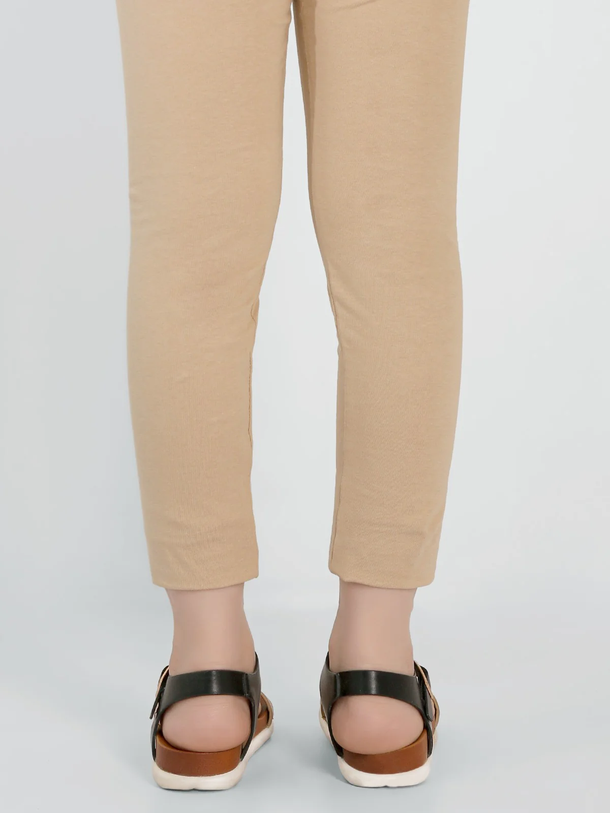 Girl's Beige Basic Tights - EGBT23-75405 - Image 3