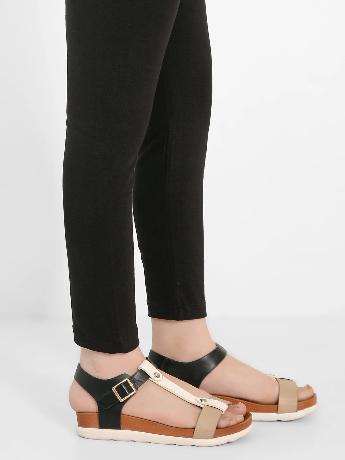 Girl's Black Basic Tights - EGBT23-75406 - Image 2